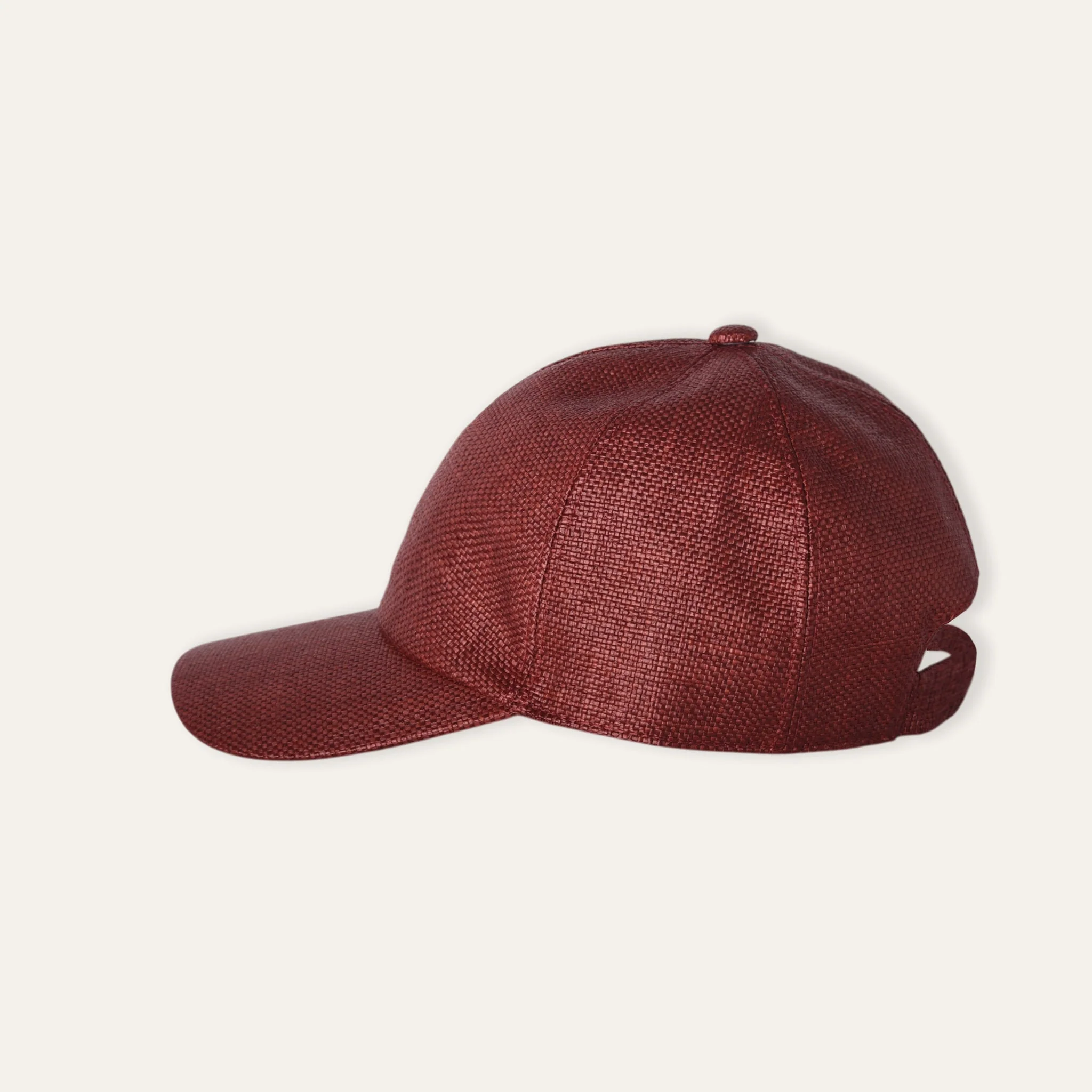 Baseball Hat Burgundy - Image 4