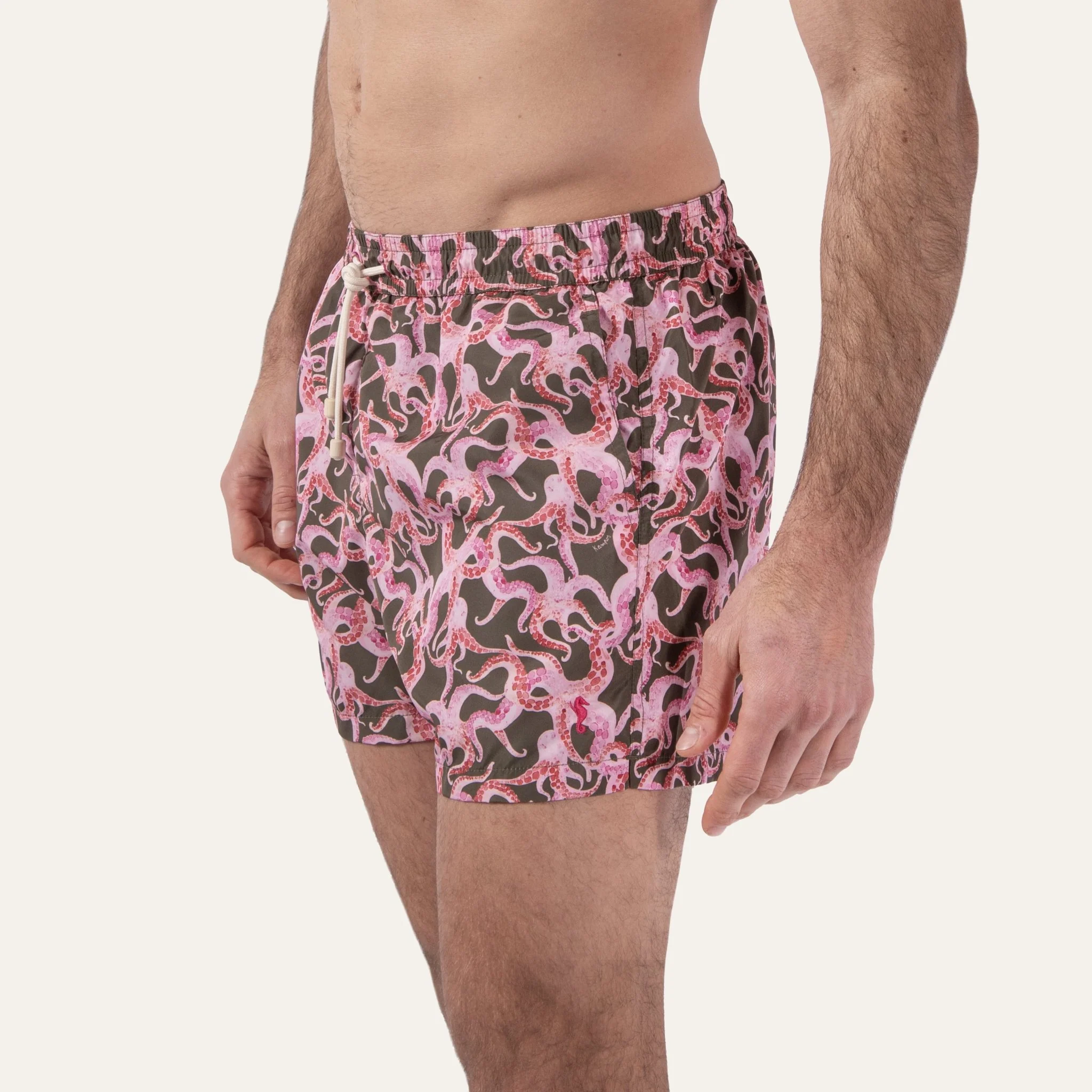 Swim Shorts Octopus Olive - Image 3