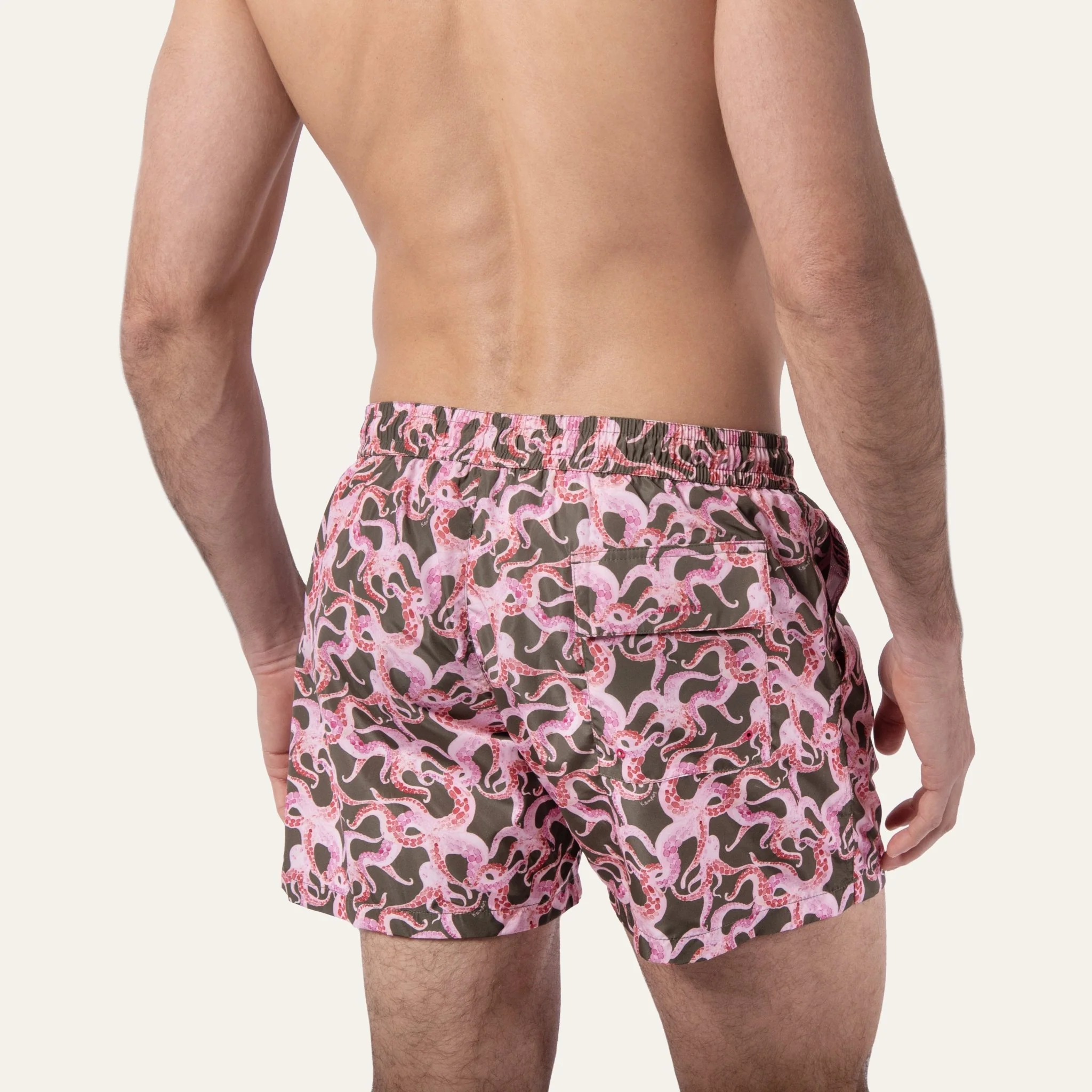 Swim Shorts Octopus Olive - Image 4