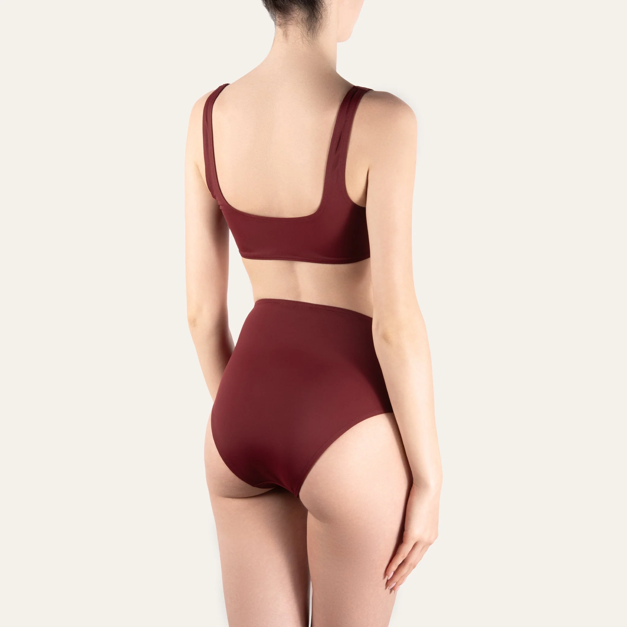 Crop Top Maroon - - Image 4
