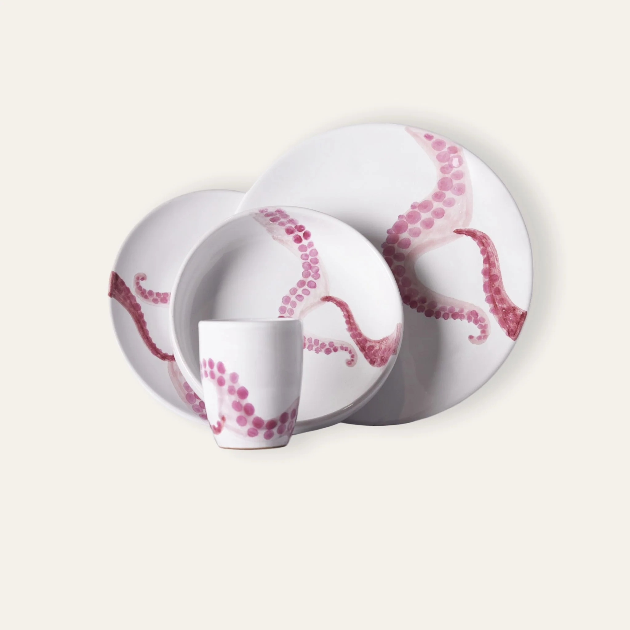 Glass Octopus Pink - - Image 3