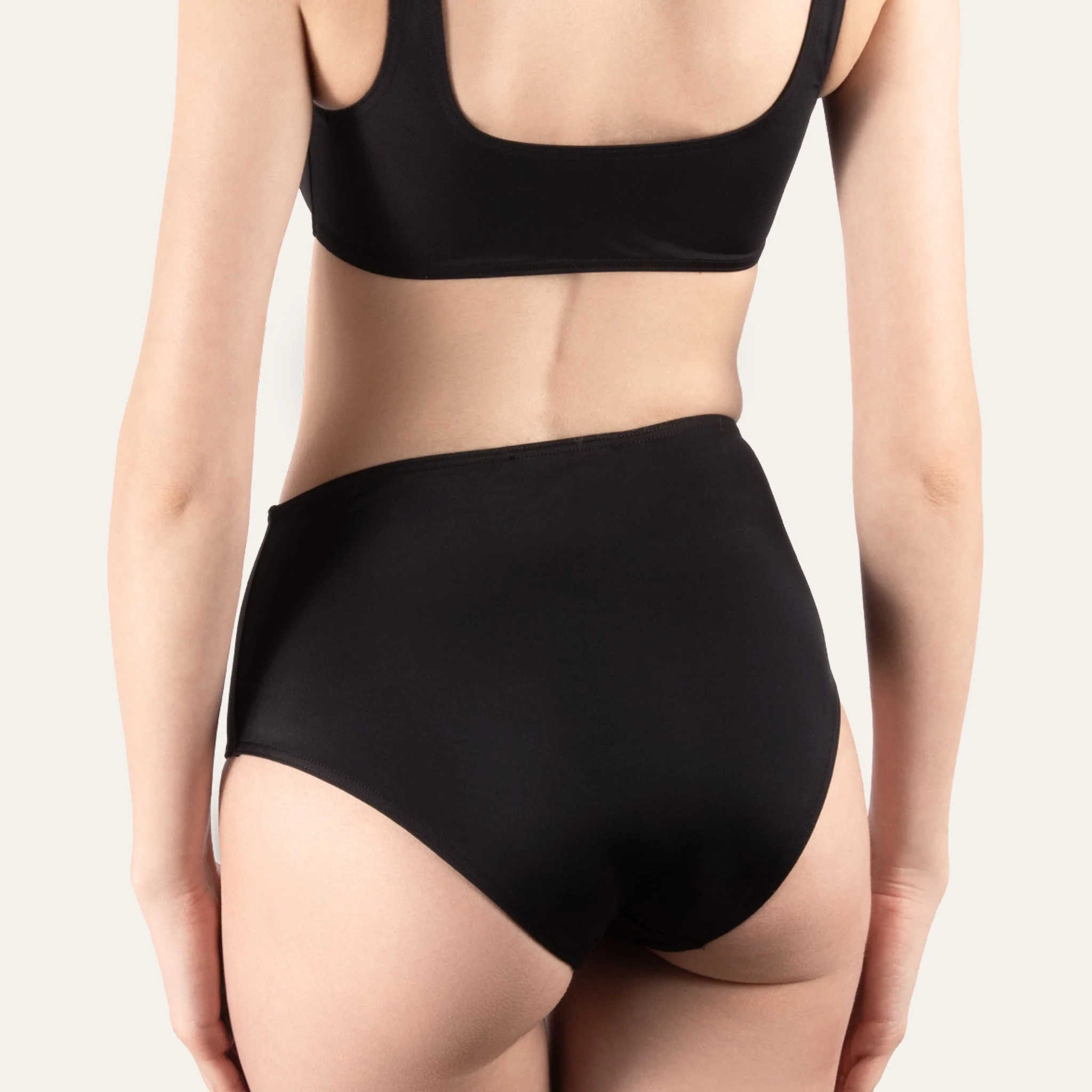 High Waisted Slip Black - Image 4