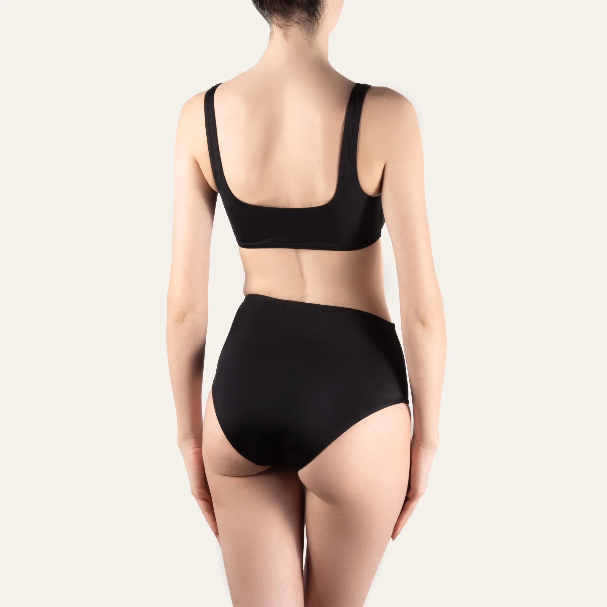 High Waisted Slip Black - Image 5