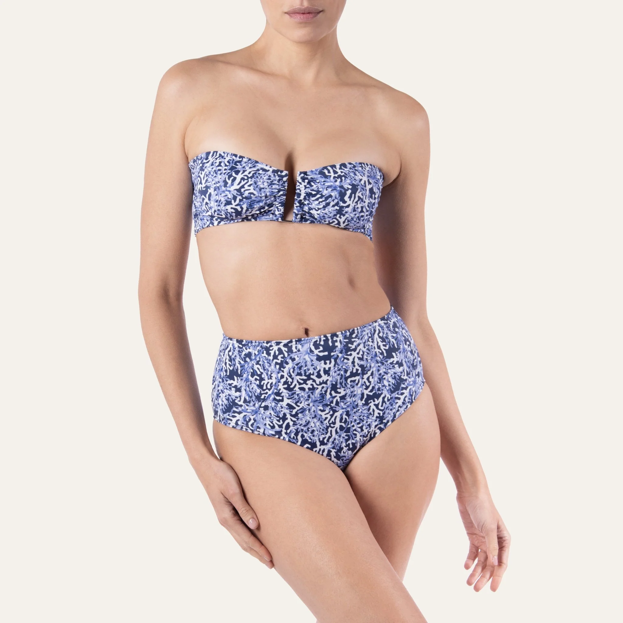 High Waisted Slip Coral Deep - Image 6