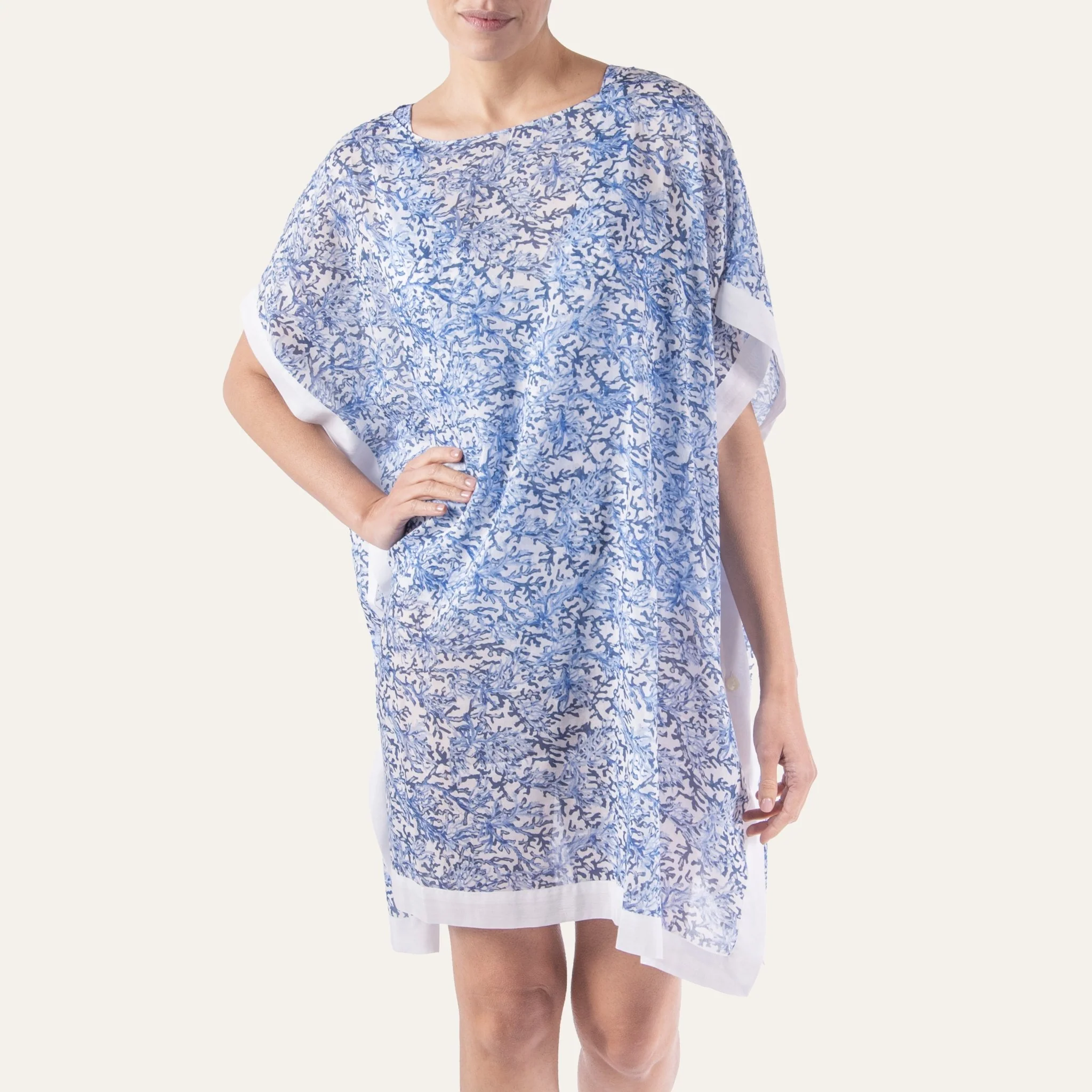 Kaftan Coral Blue - Image 6