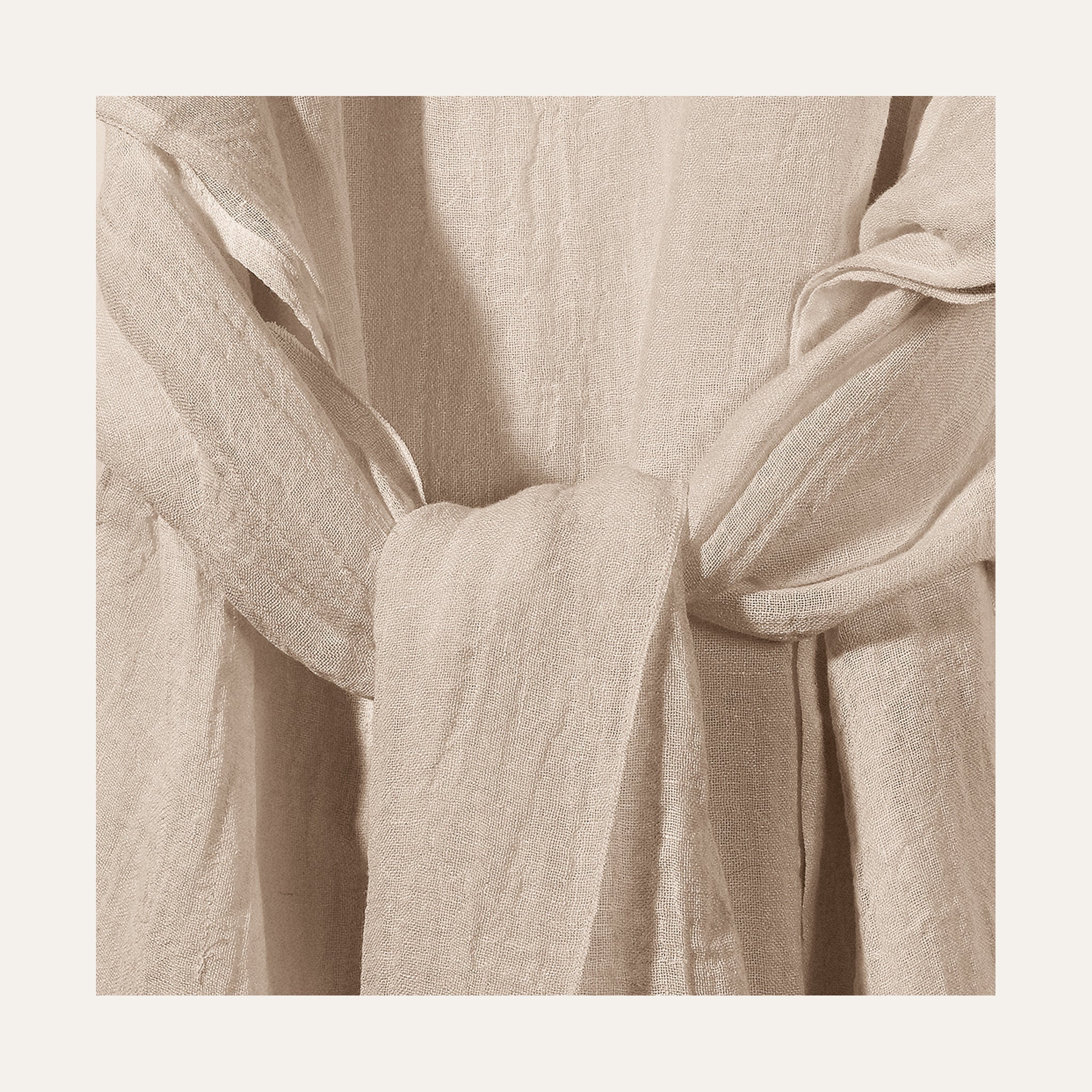 Linen Kaftan Stone - - Image 3