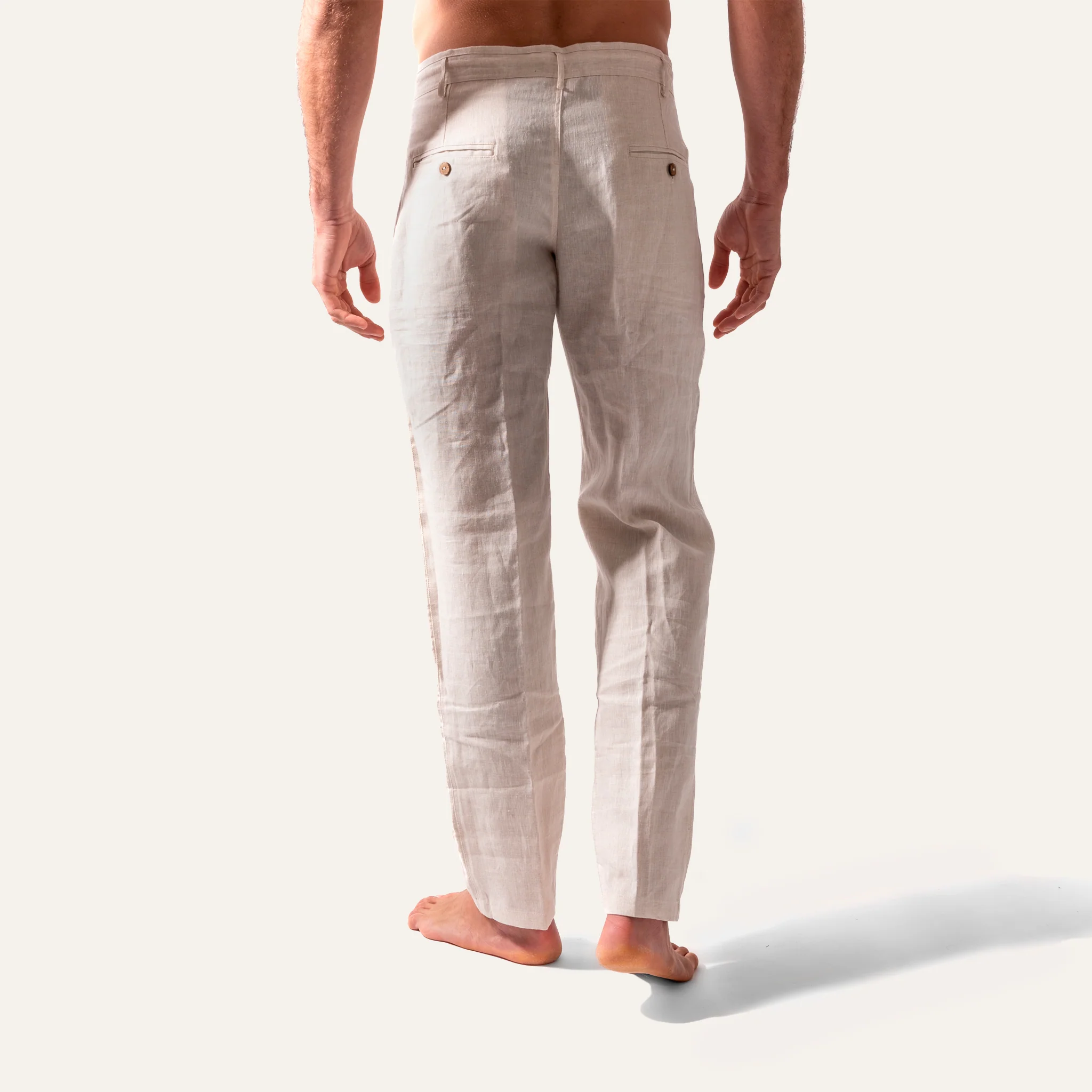 Linen Pants Sand - Image 5
