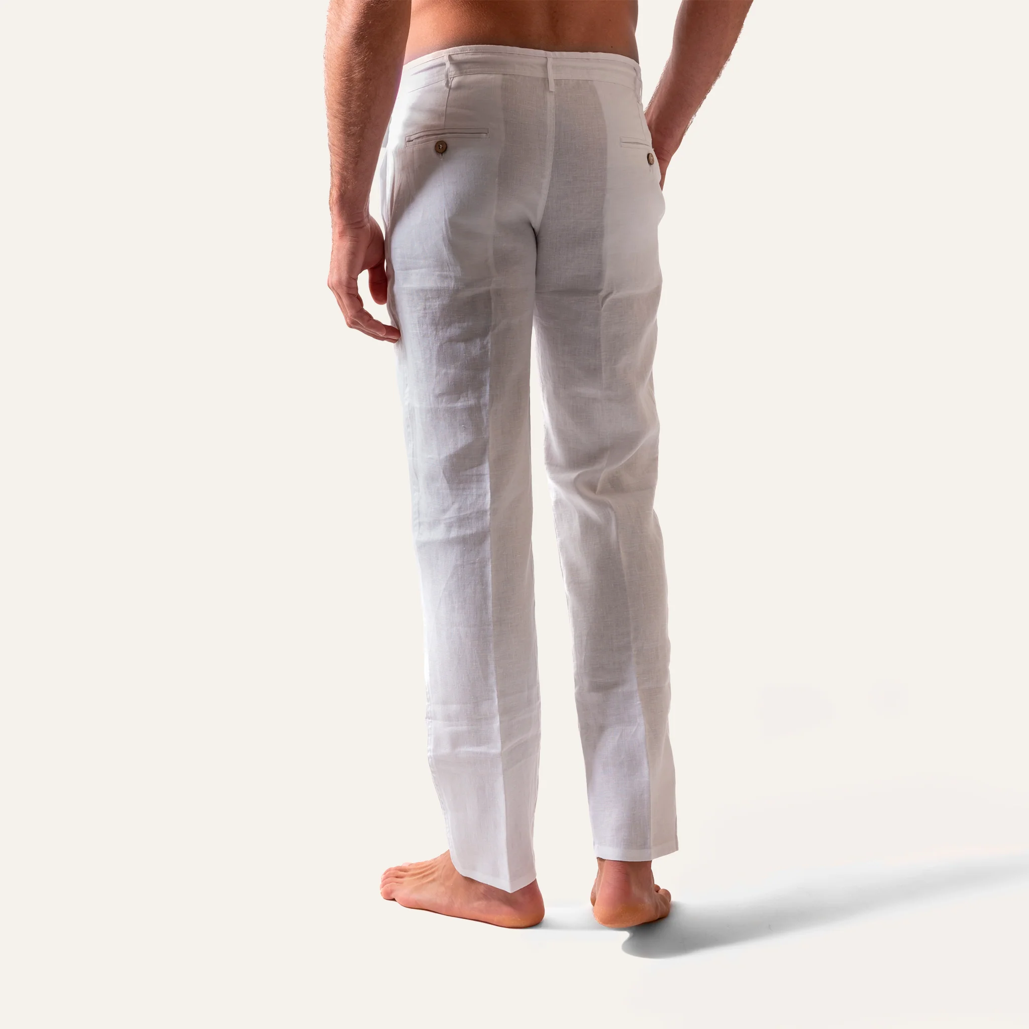 Linen Pants White - Image 5