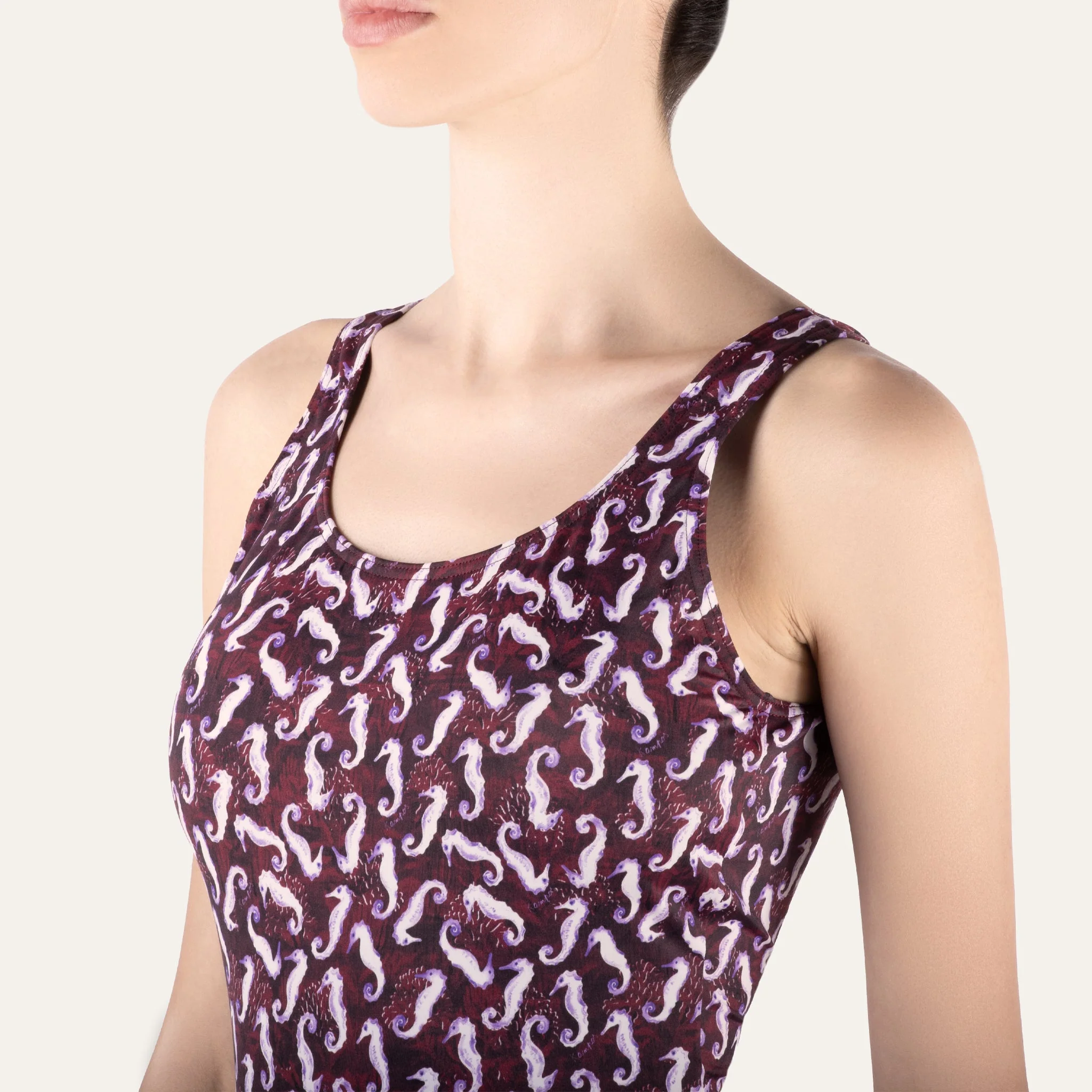 Olympic Seahorse Burgundy - - Image 3