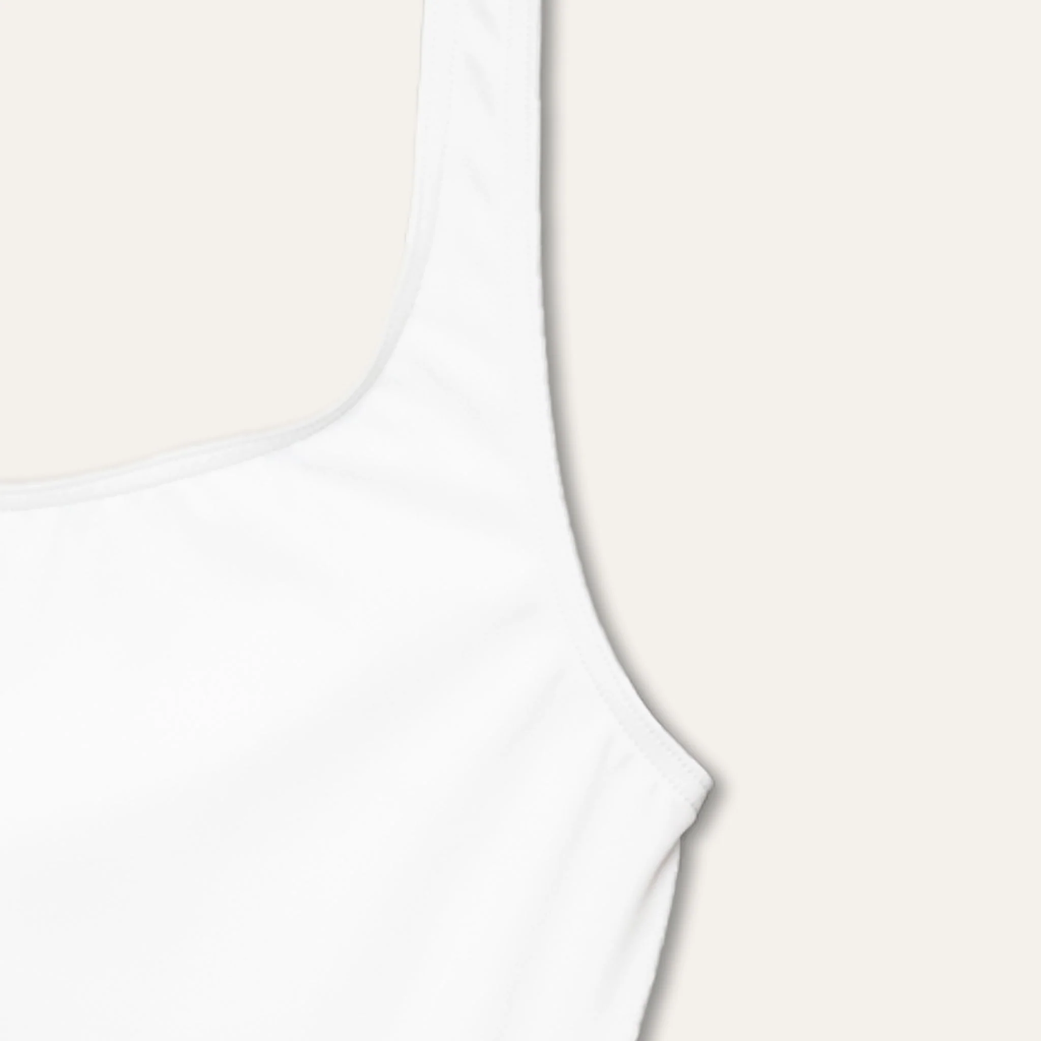 One-Shoulder One Piece White - Image 4