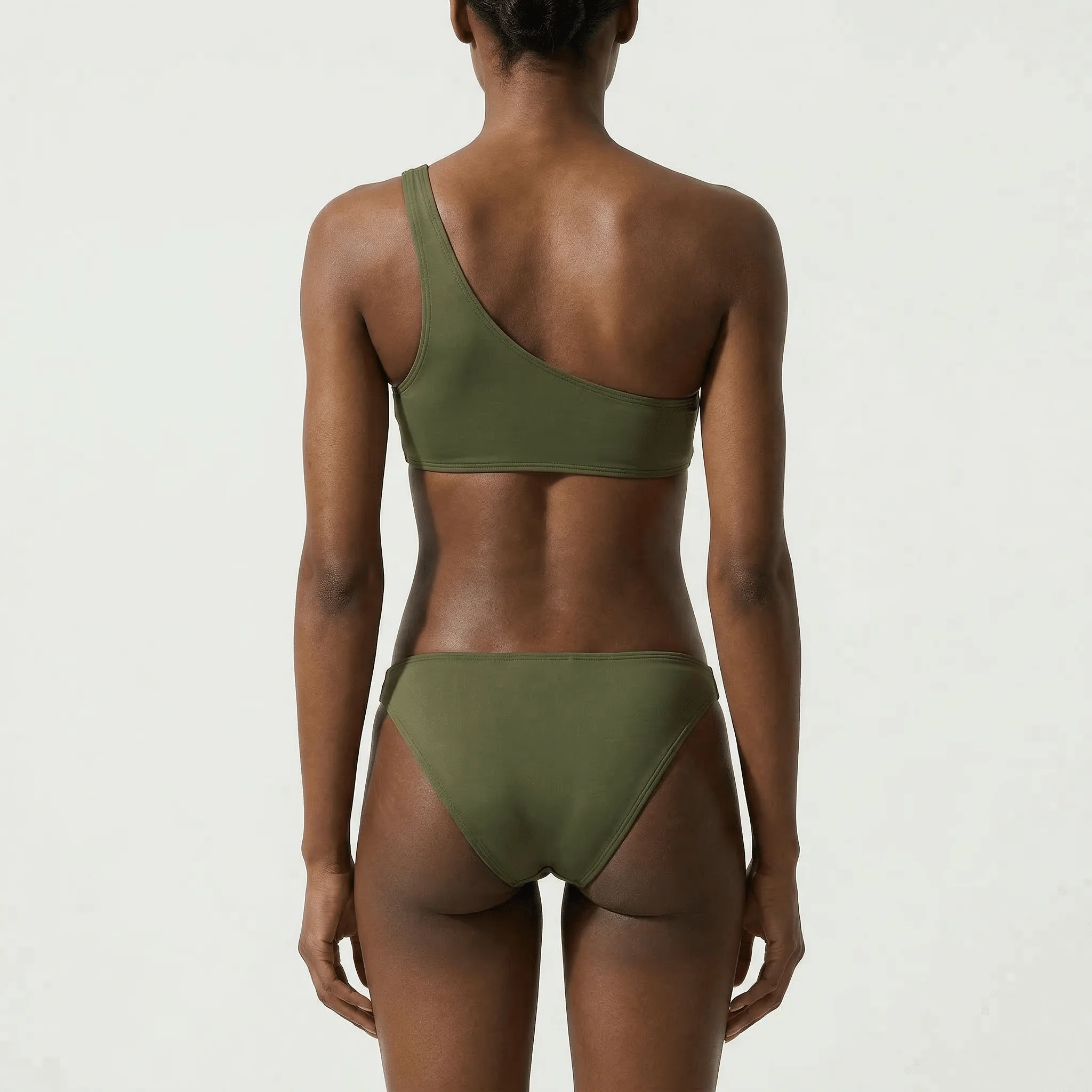 One-Shoulder Top Olive - Image 5