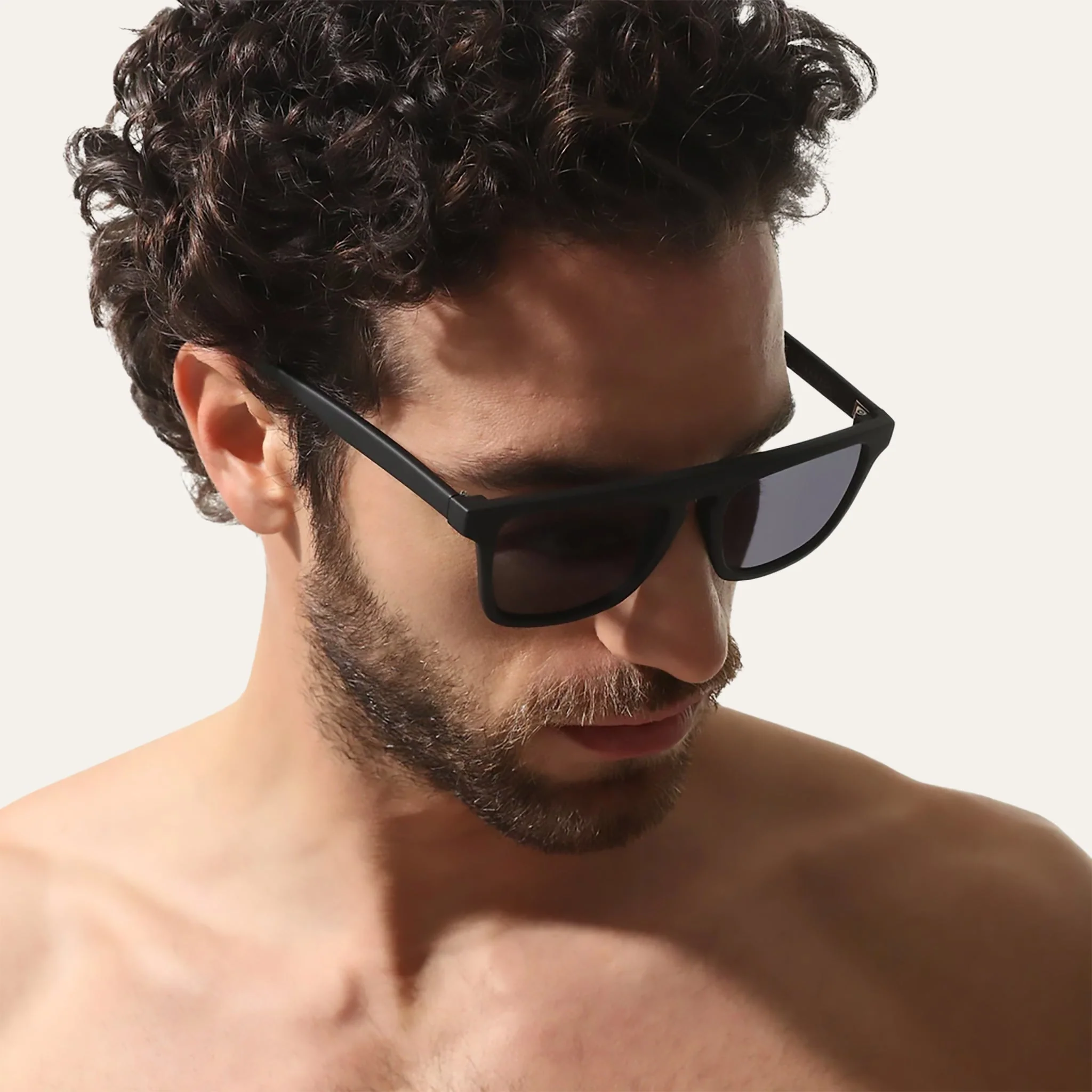 Sunglasses Square Black - - Image 4