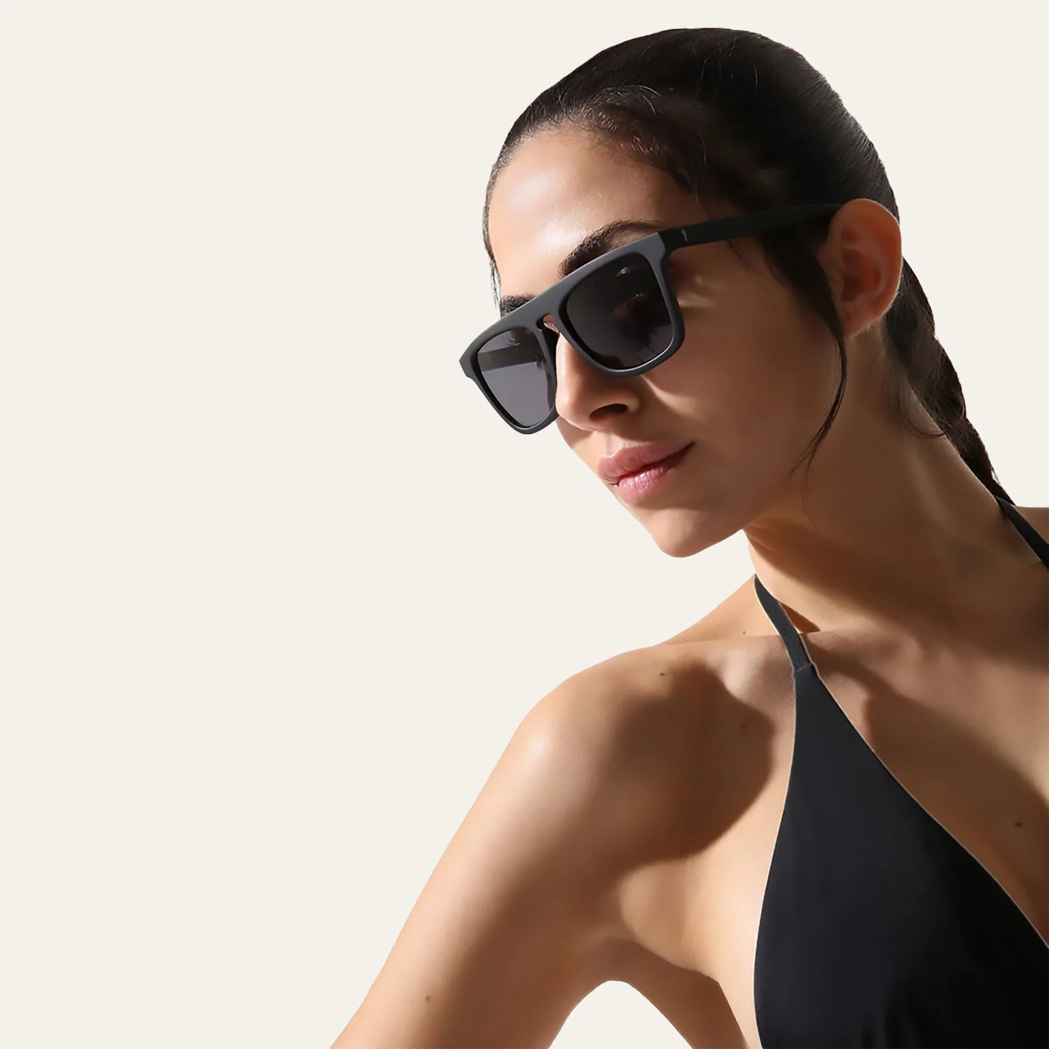 Sunglasses Square Black - - Image 6