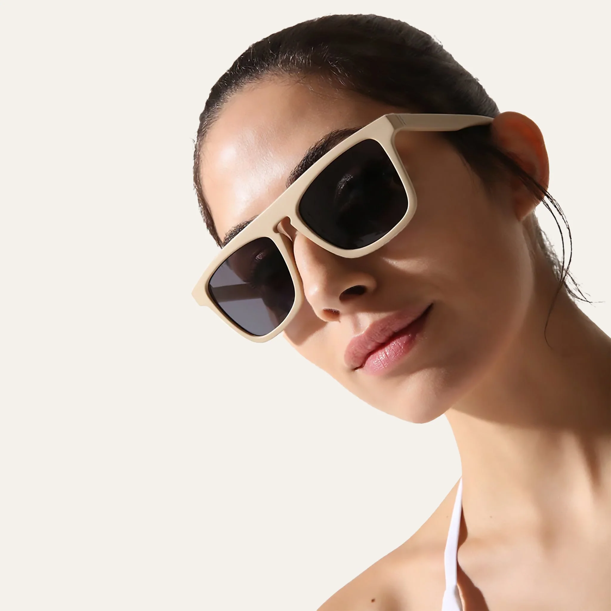 Sunglasses Square Sand - - Image 5