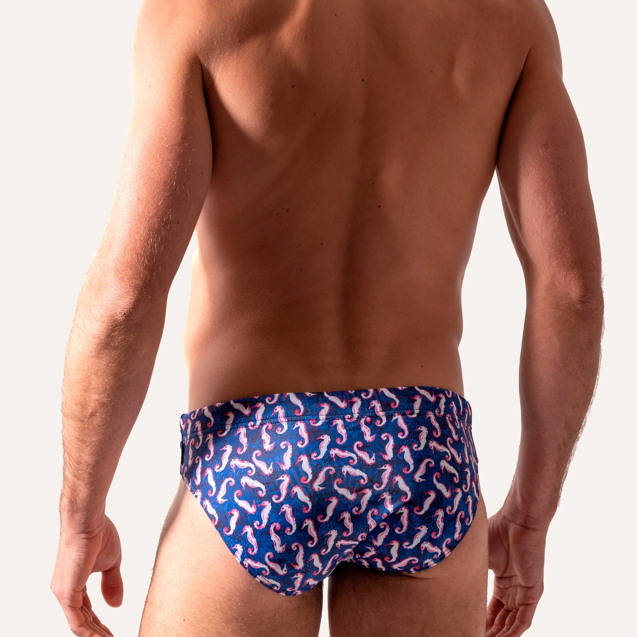 Swim Briefs Seahorse Navy - - Image 4