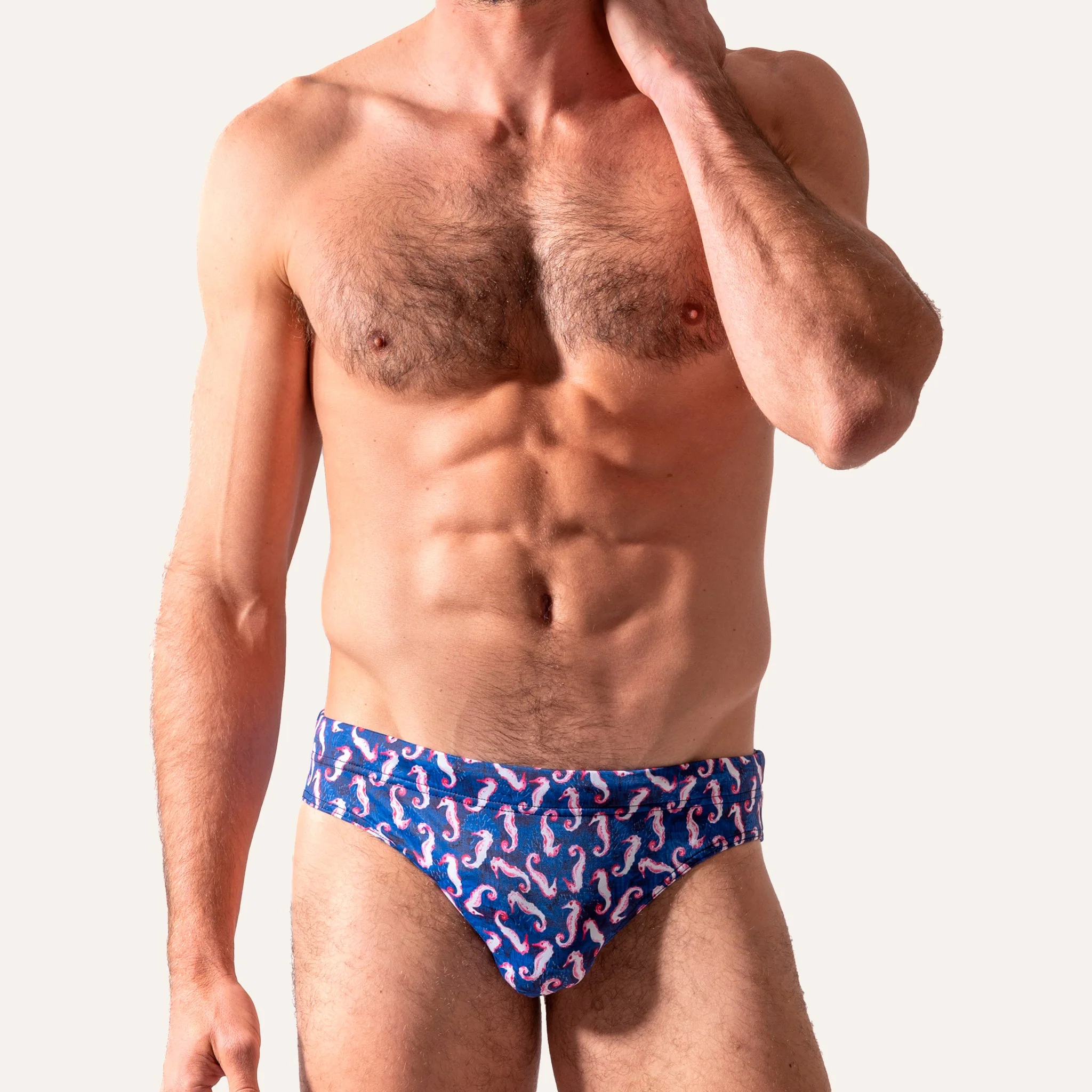 Swim Briefs Seahorse Navy - - Image 5