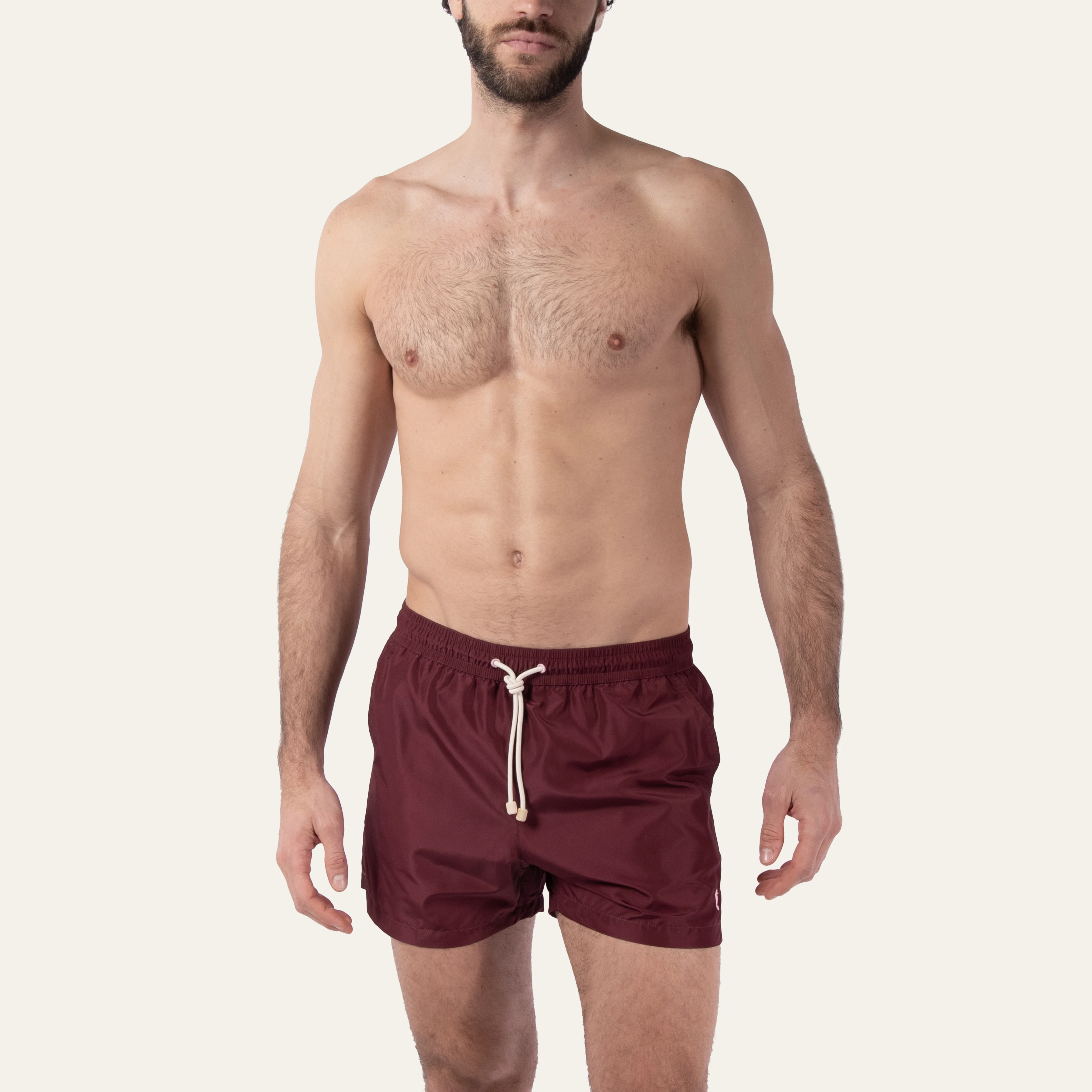Swim Shorts Burgundy - Image 3