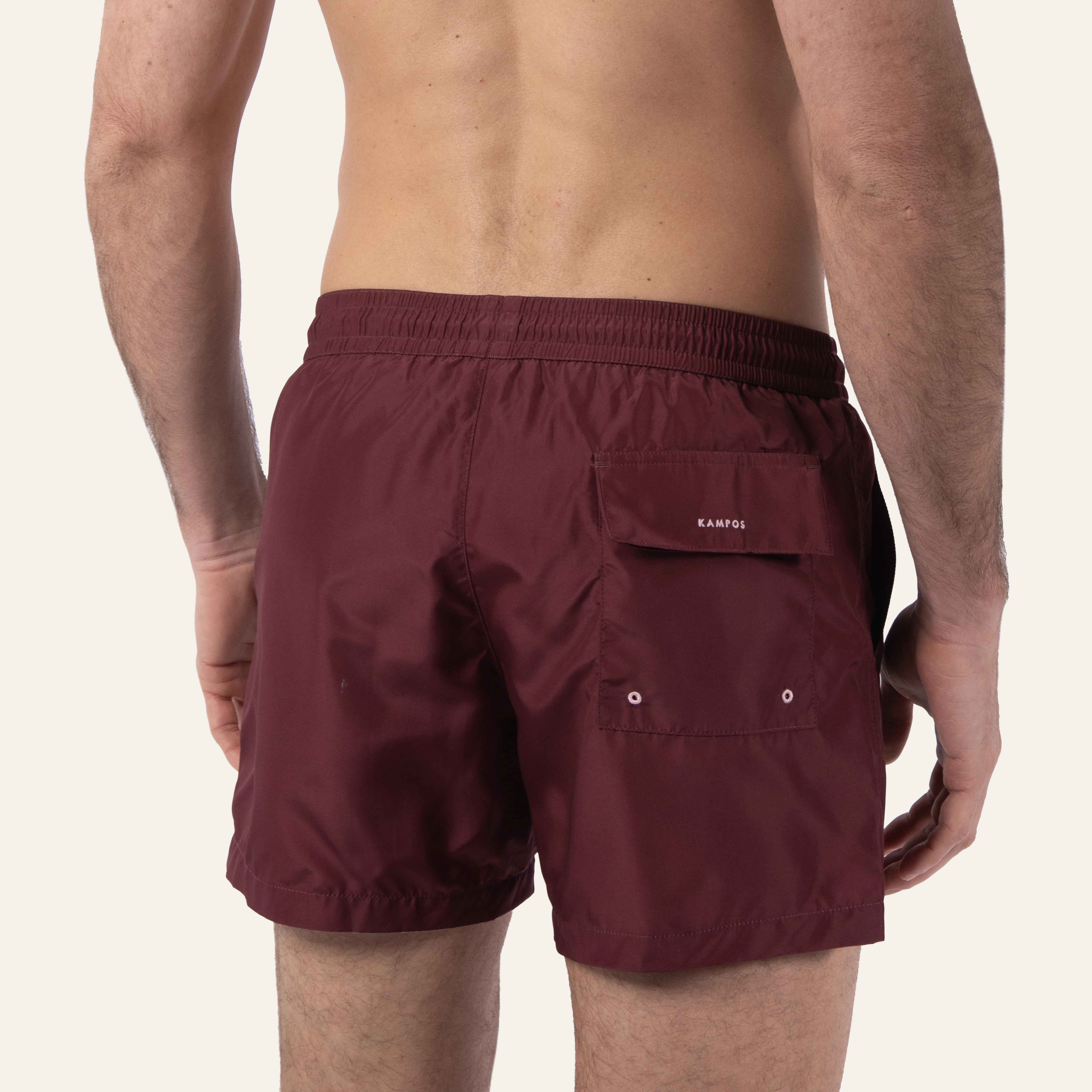 Swim Shorts Burgundy - Image 4