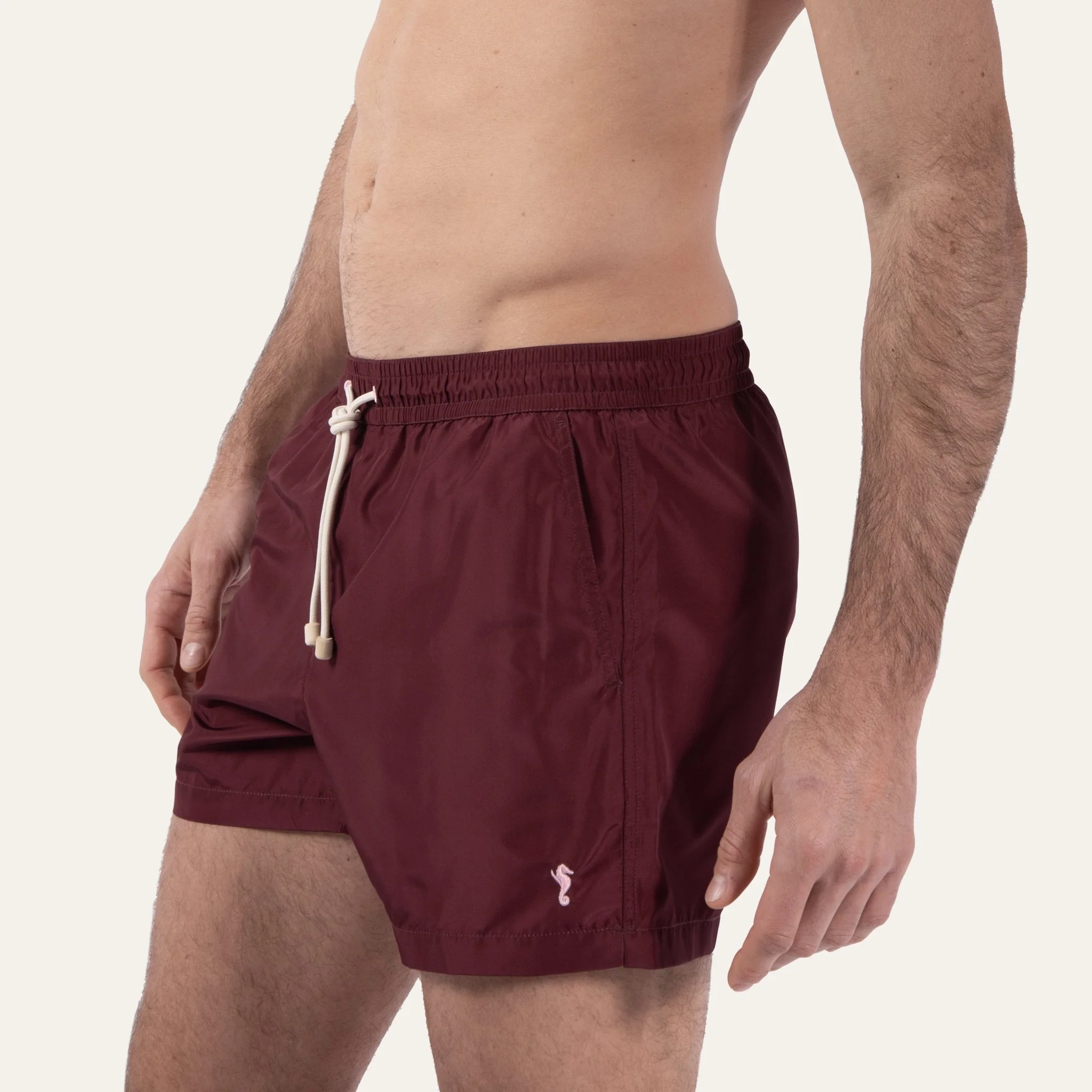 Swim Shorts Burgundy - Image 5