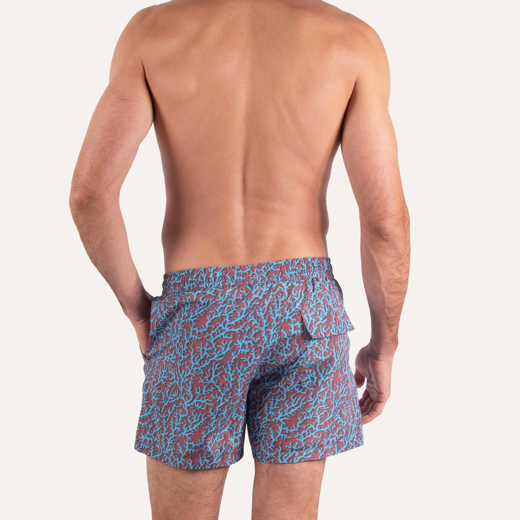 Swim Shorts Coral Juniper - Image 4