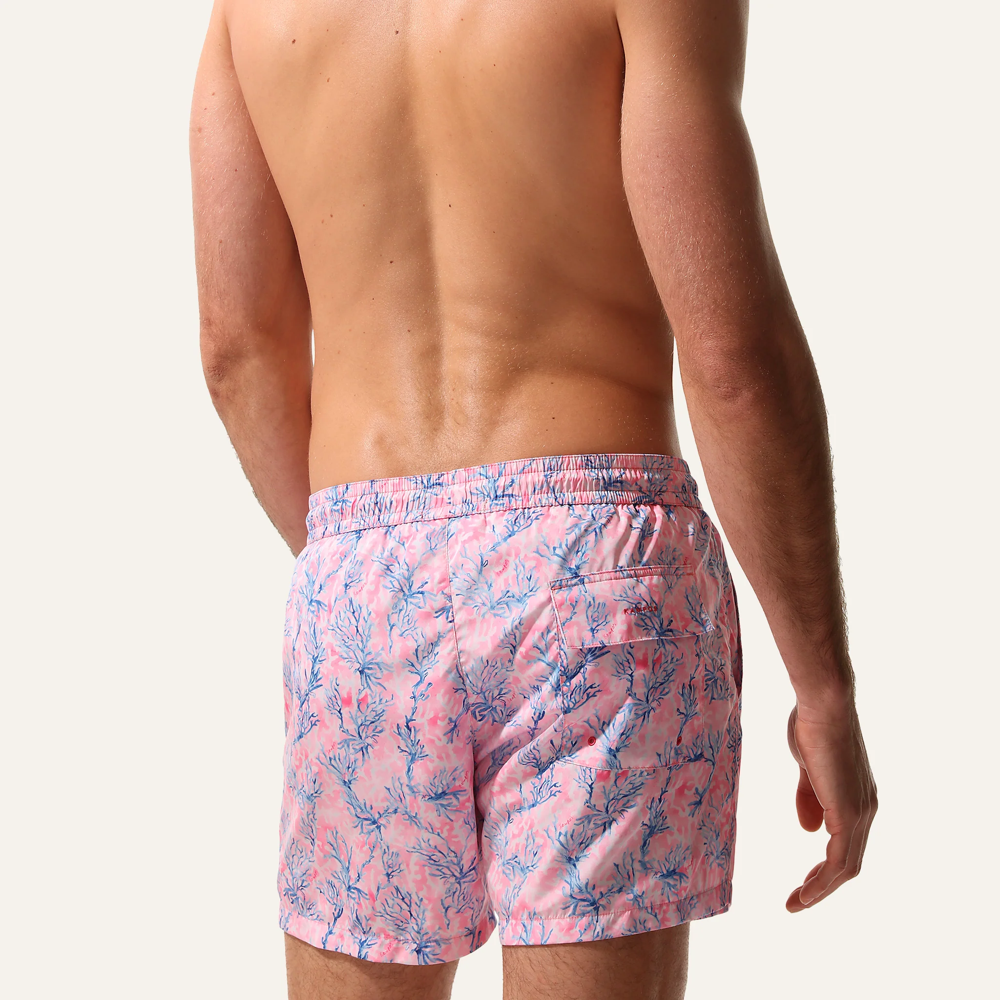 Swim Shorts Coral Pink - - Image 6