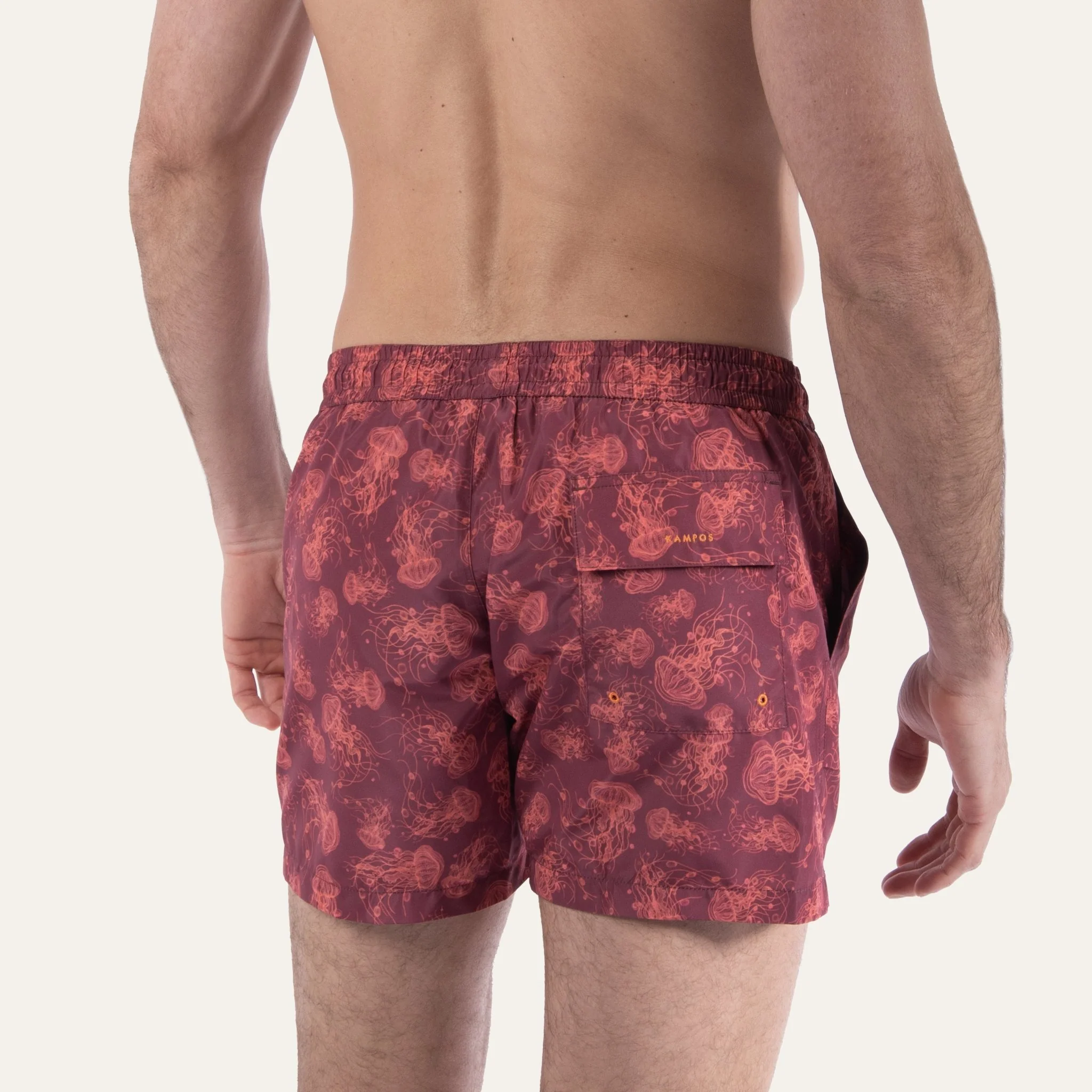 Swim Shorts Jellyfish Red - - Image 4