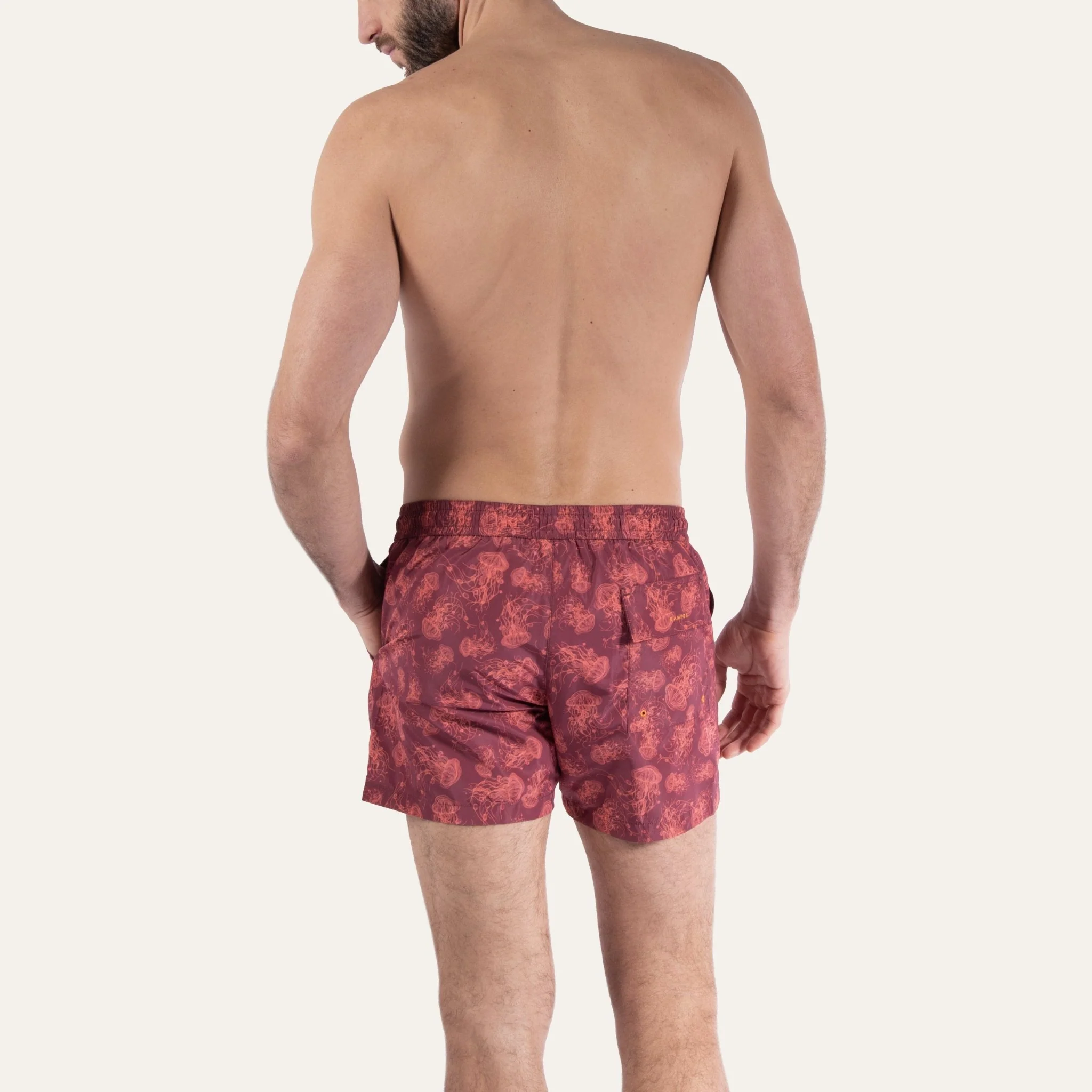 Swim Shorts Jellyfish Red - - Image 6
