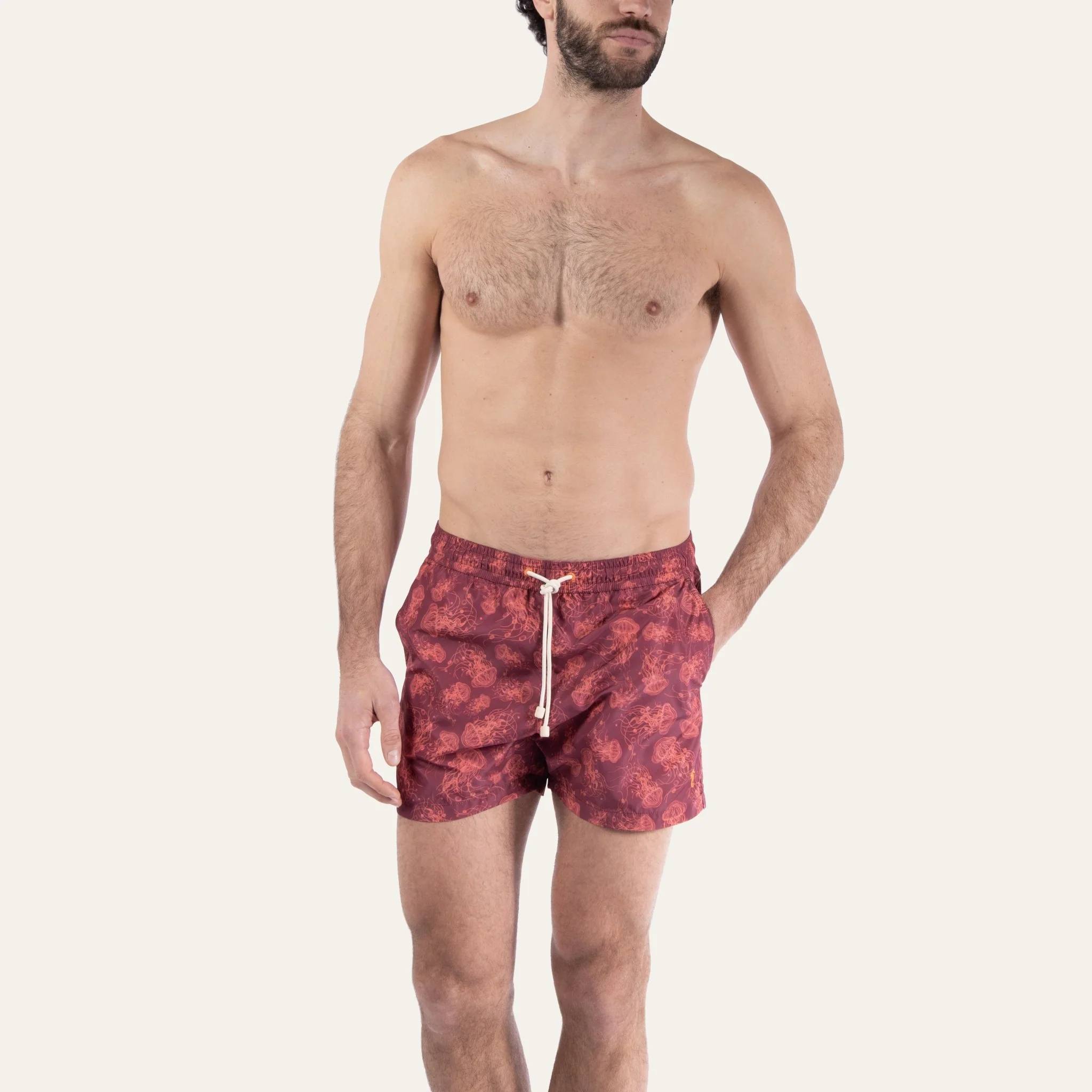 Swim Shorts Jellyfish Red - - Image 7