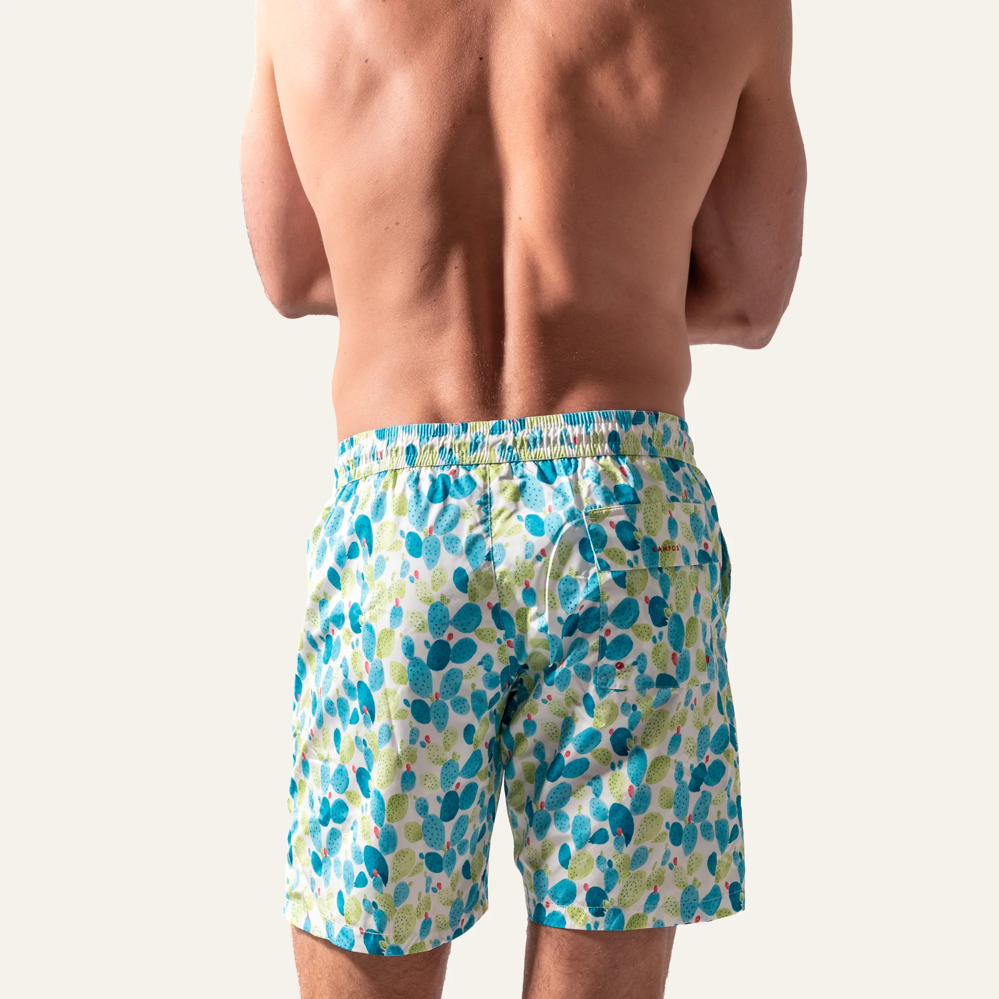 Swim Shorts Long Cactus - - Image 5