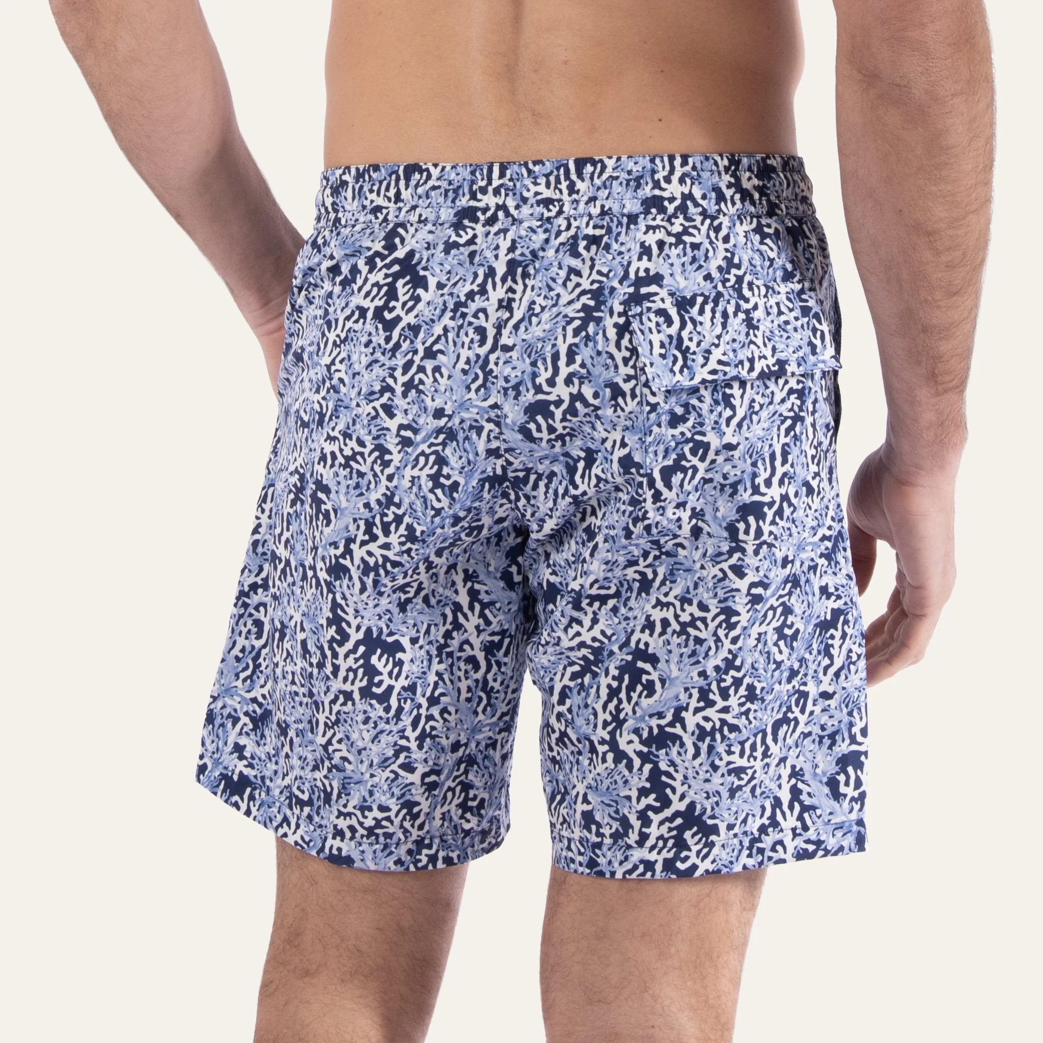Swim Shorts Long Coral Deep - Image 4