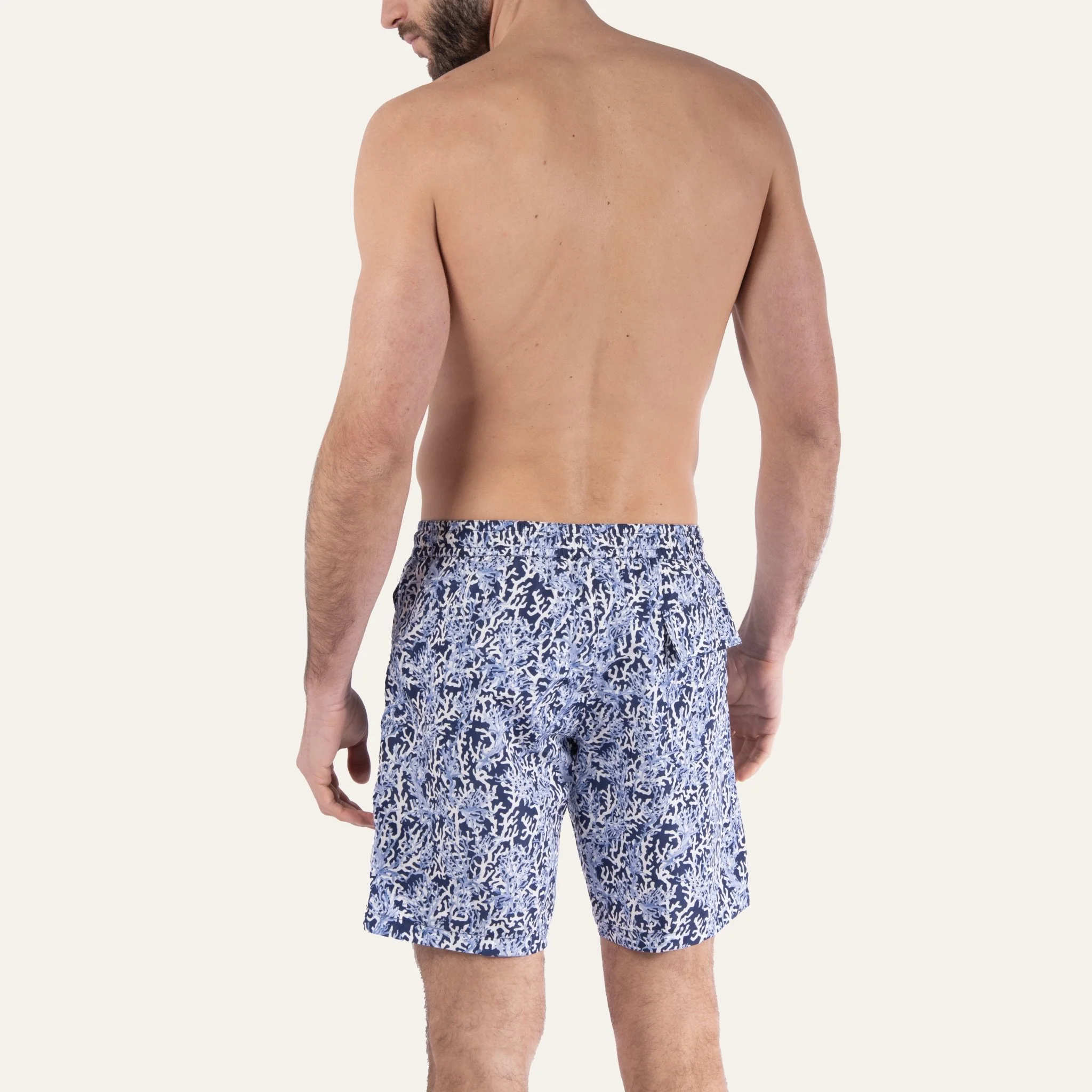 Swim Shorts Long Coral Deep - Image 6