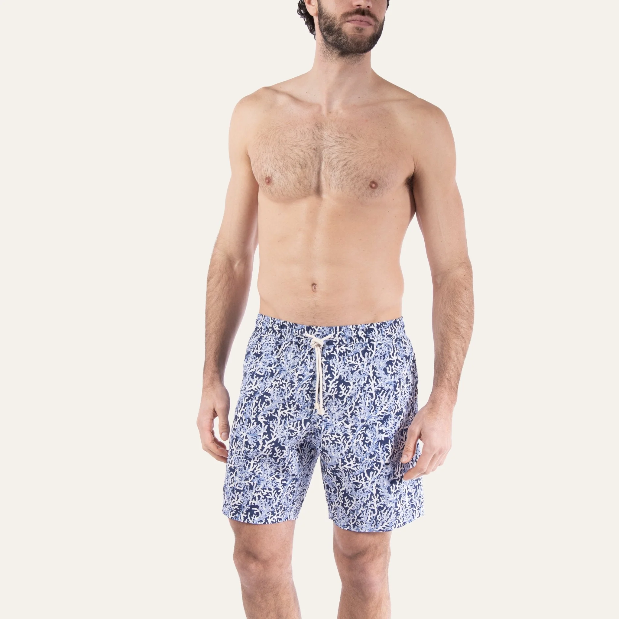 Swim Shorts Long Coral Deep - Image 7