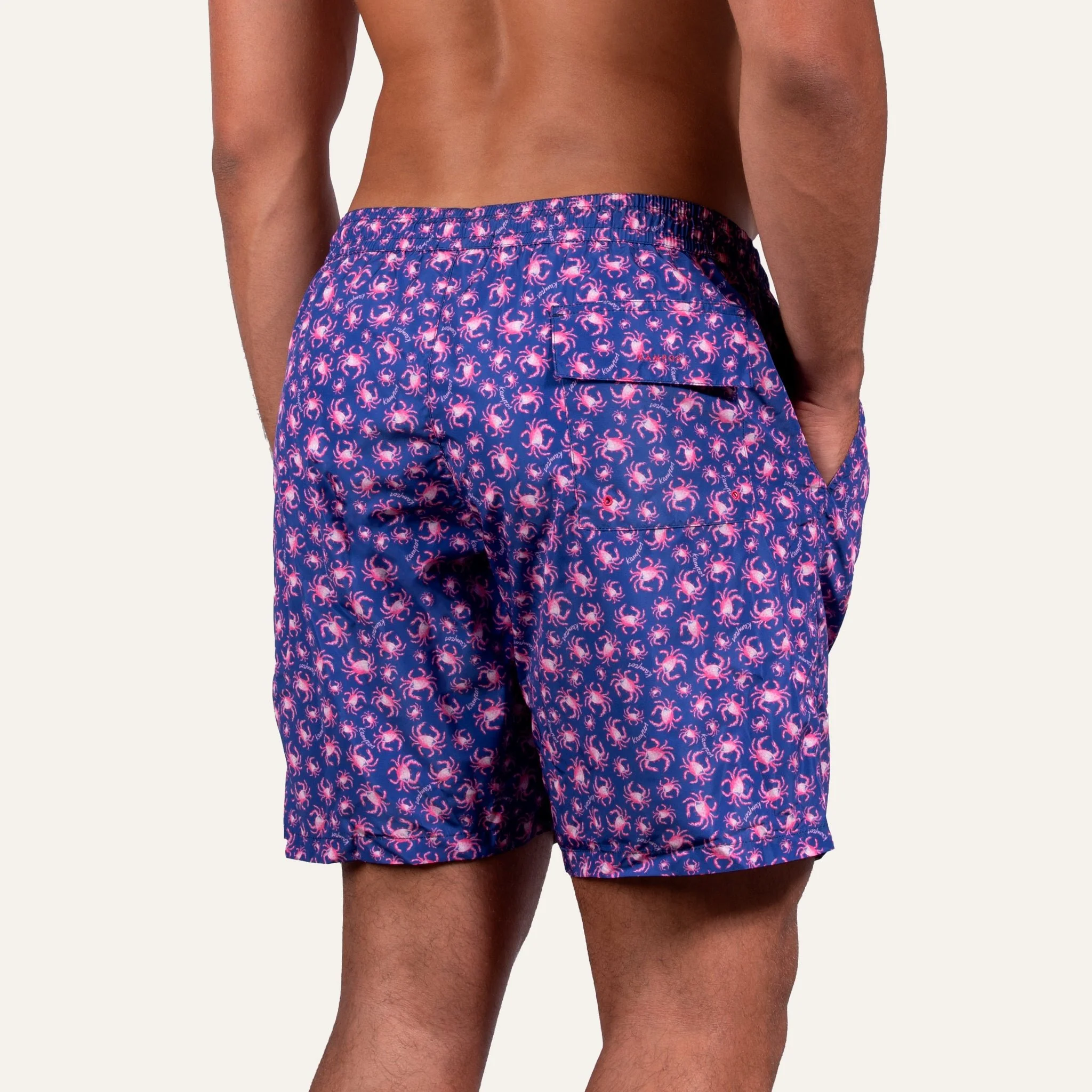 Swim Shorts Long Craby Pink - - Image 5