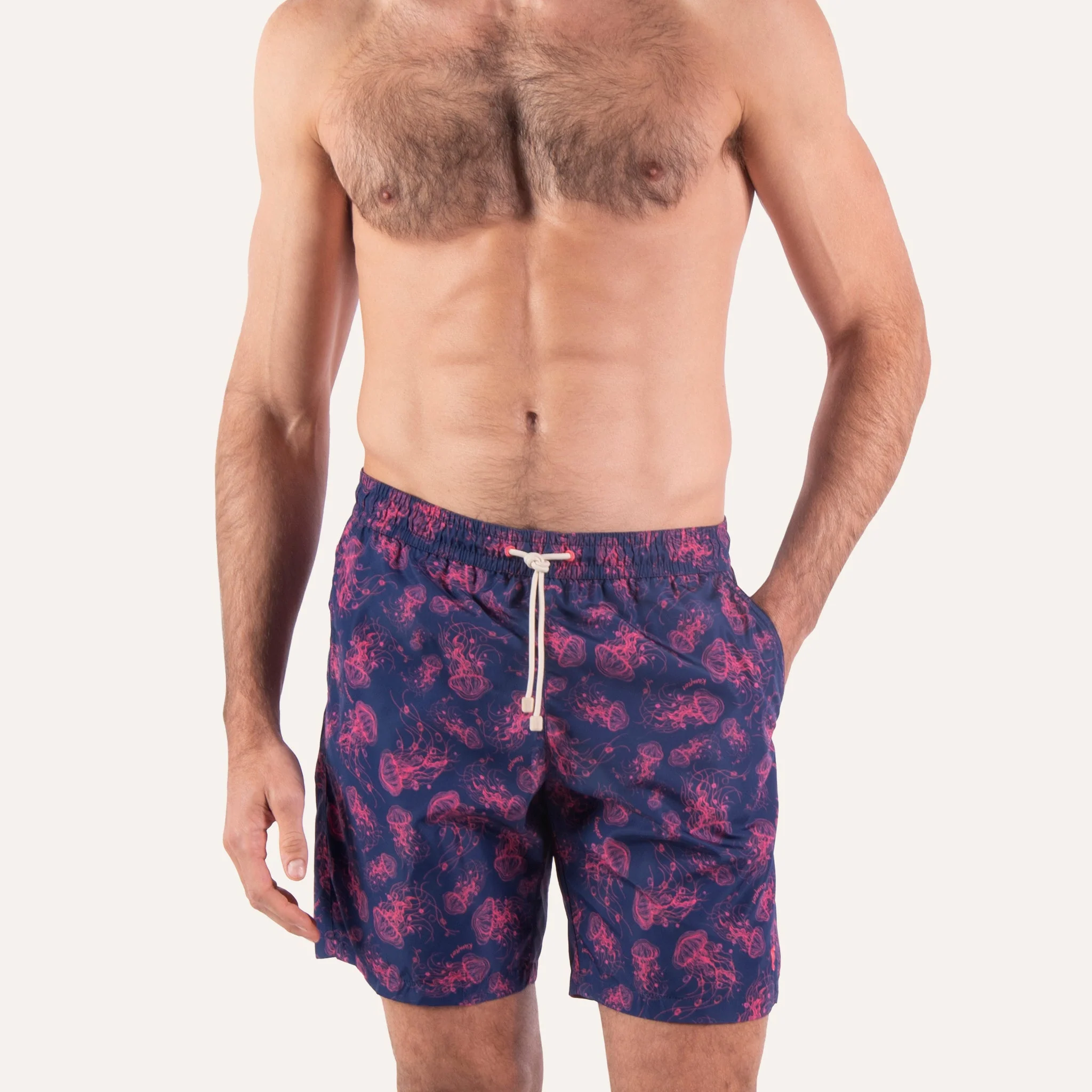 Swim Shorts Long Jellyfish Navy - Image 6
