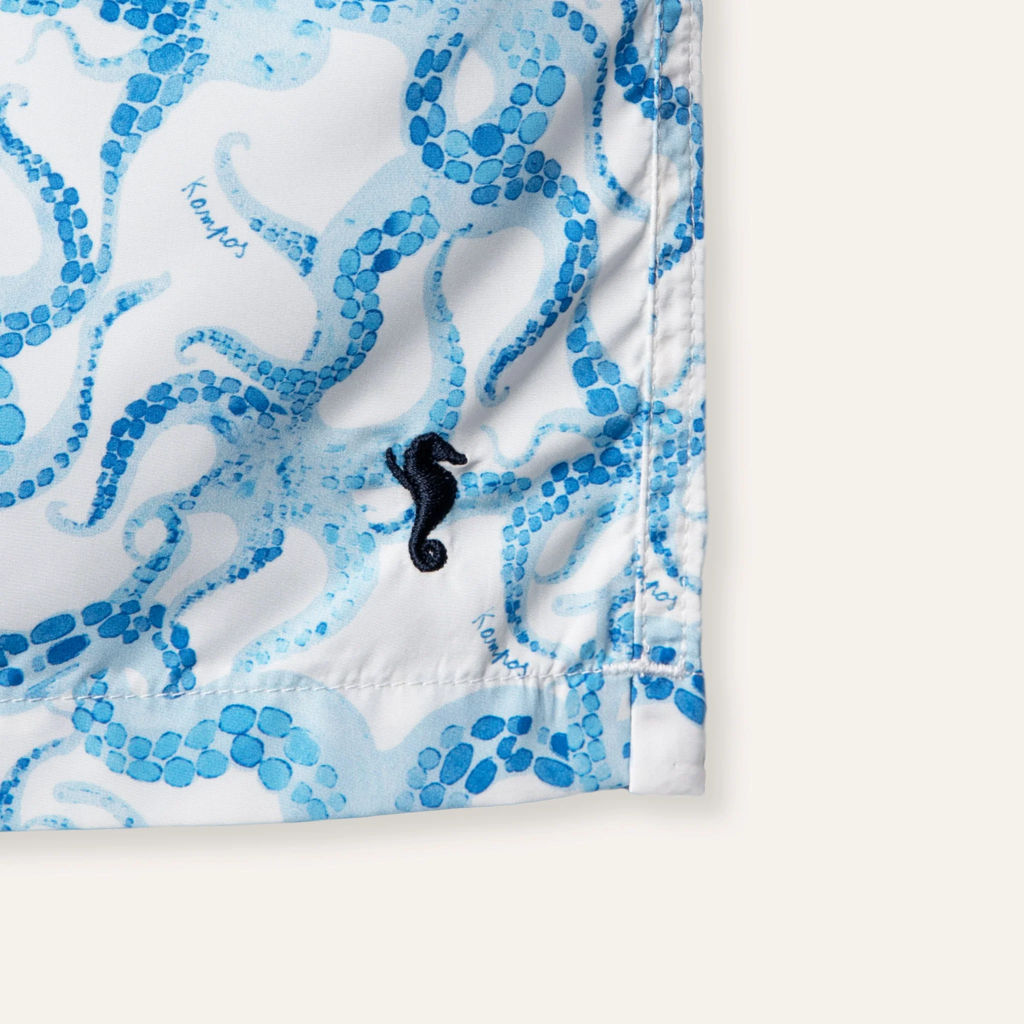 Swim Shorts Long Octopus Navy - Image 2