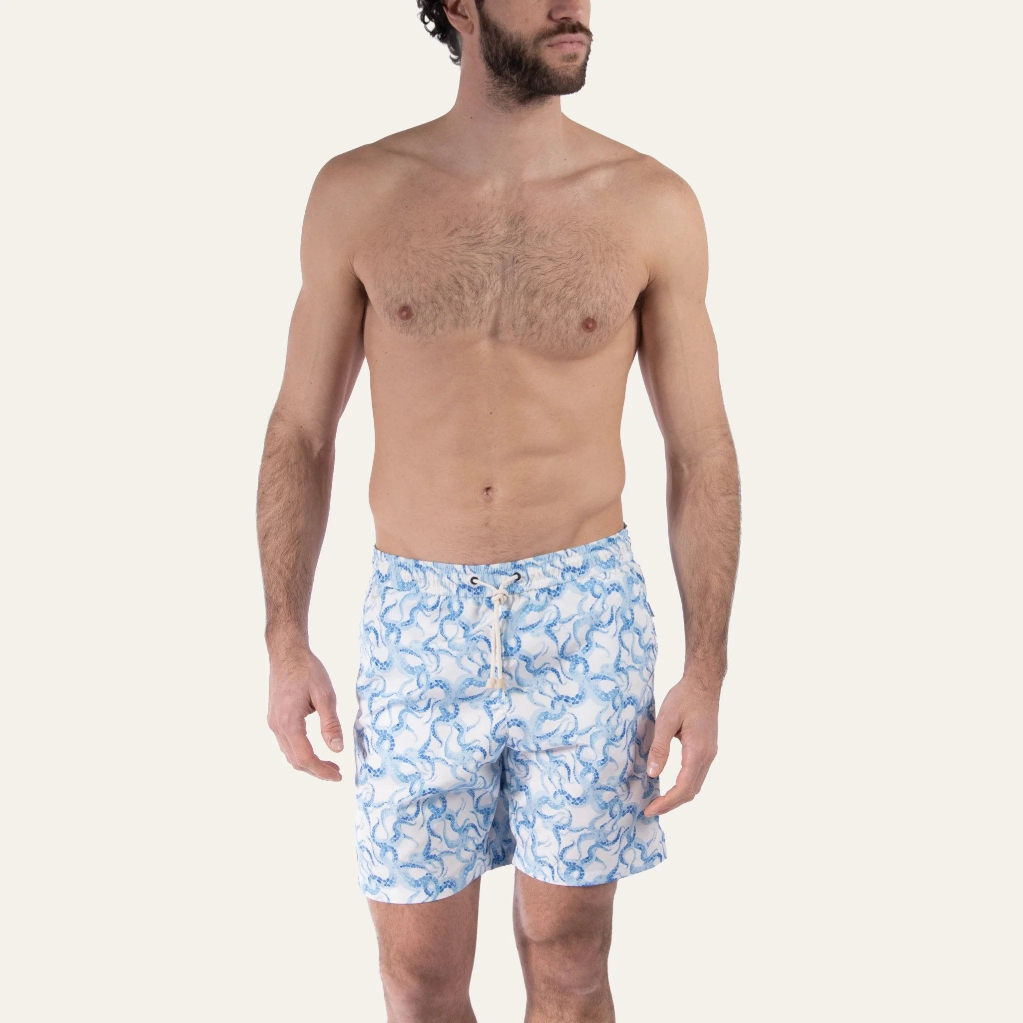 Swim Shorts Long Octopus Navy - Image 7