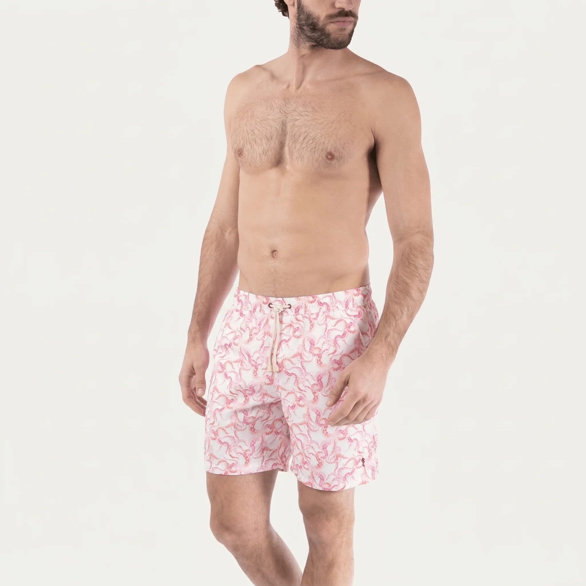Swim Shorts Long Octopus Pink - Image 3