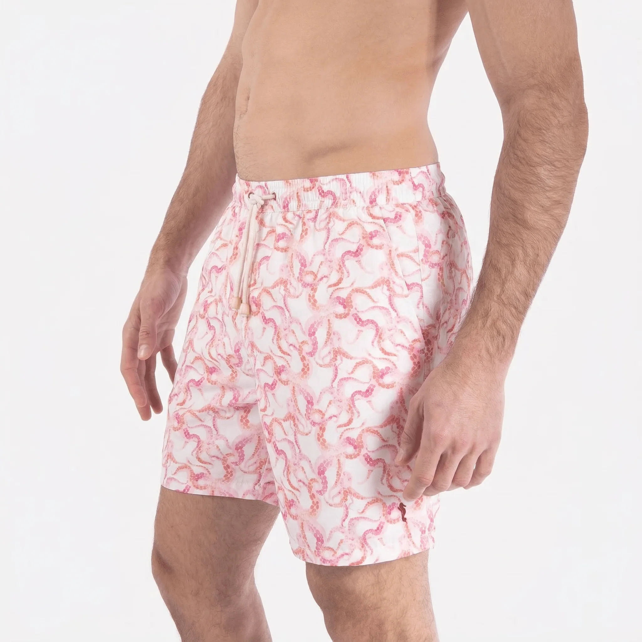 Swim Shorts Long Octopus Pink - Image 4