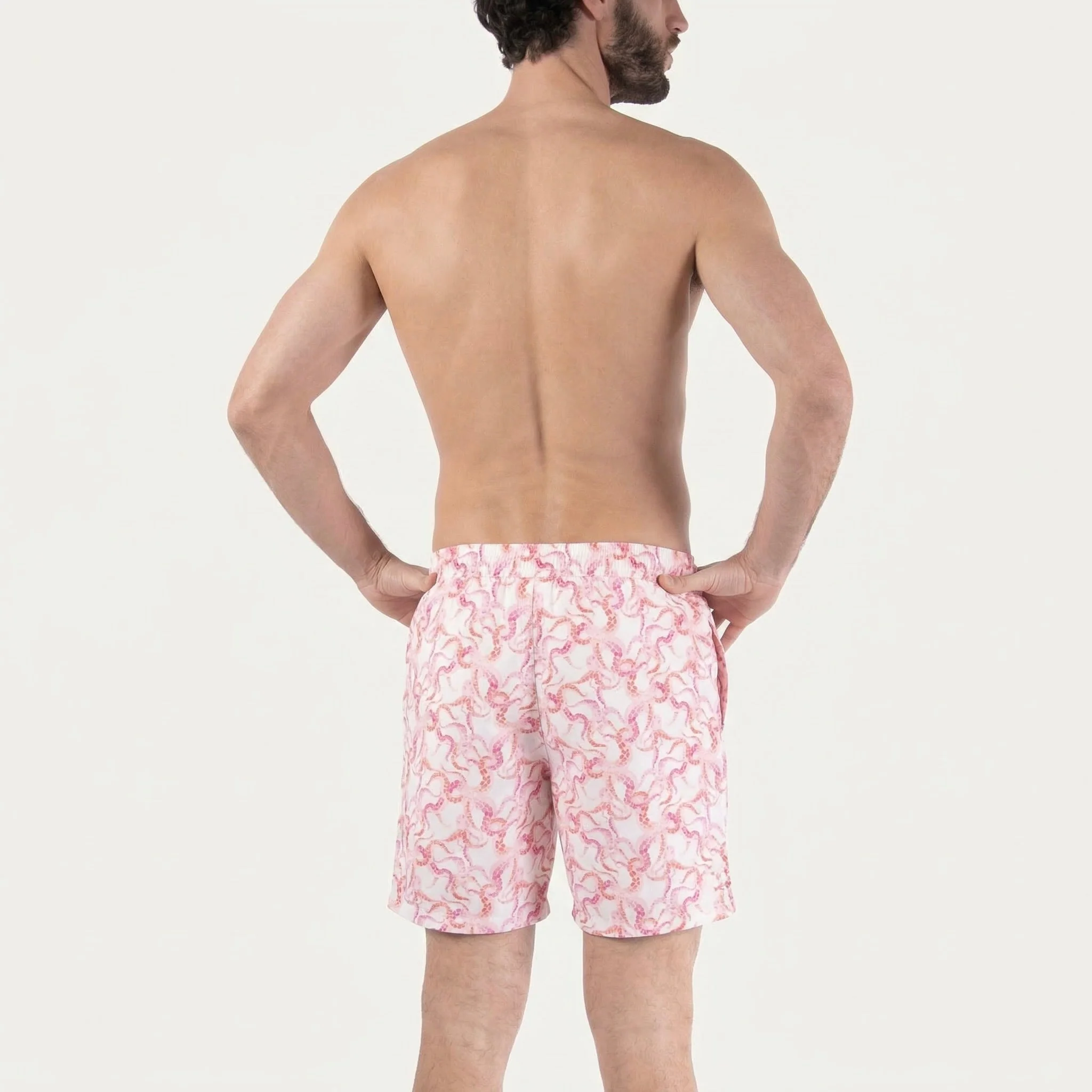 Swim Shorts Long Octopus Pink - Image 6