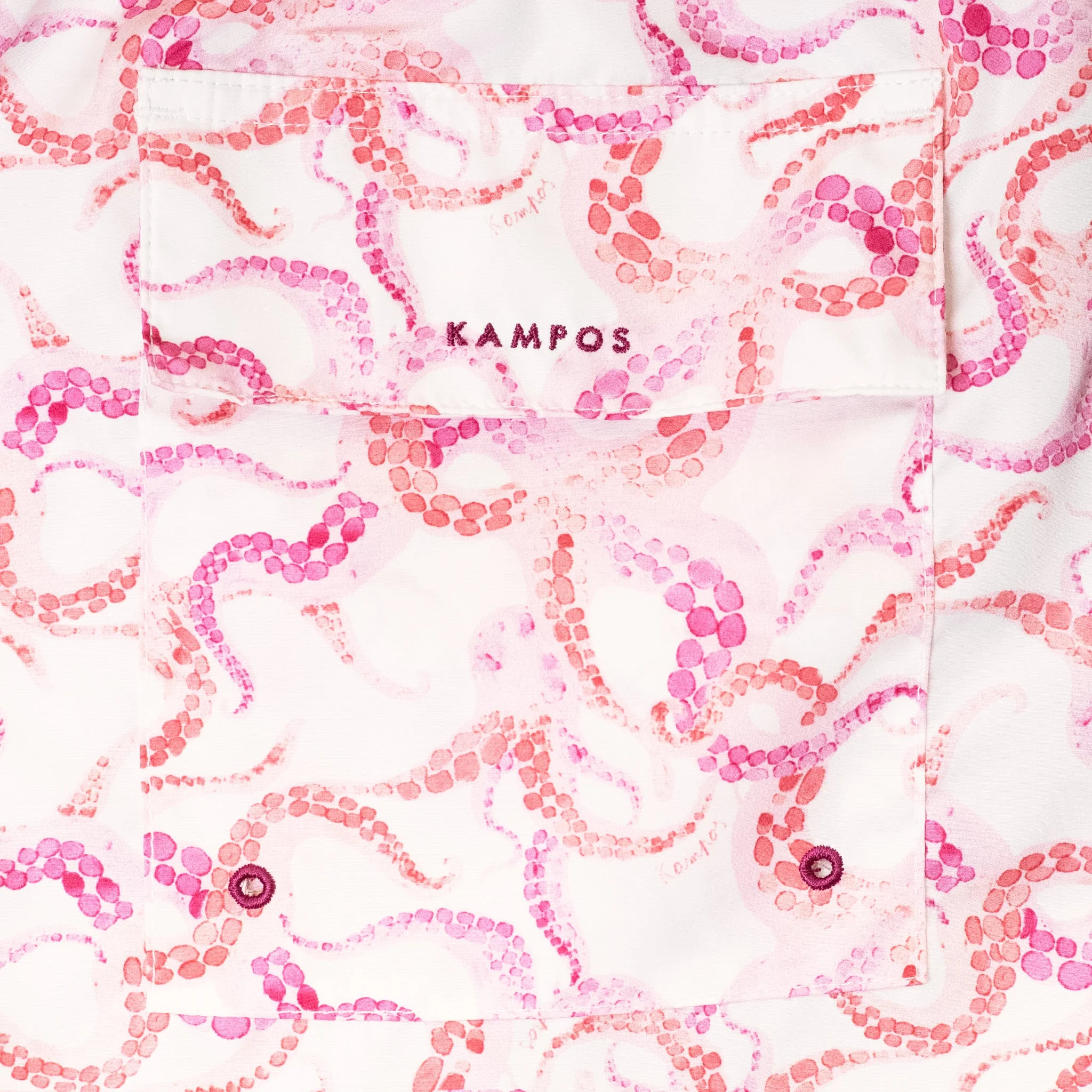 Swim Shorts Long Octopus Pink - Image 7