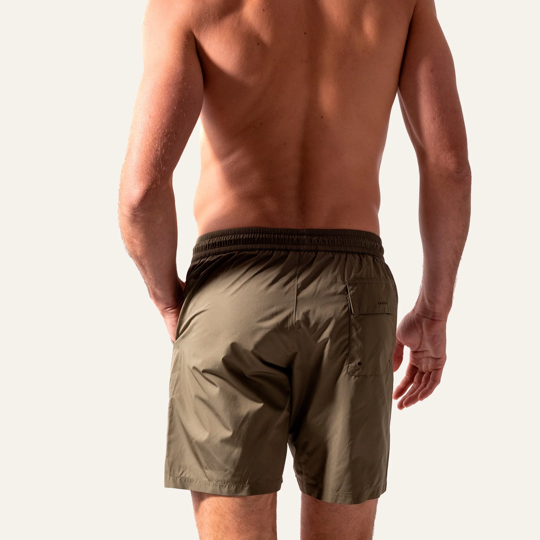 Swim Shorts Long Olive - Image 5