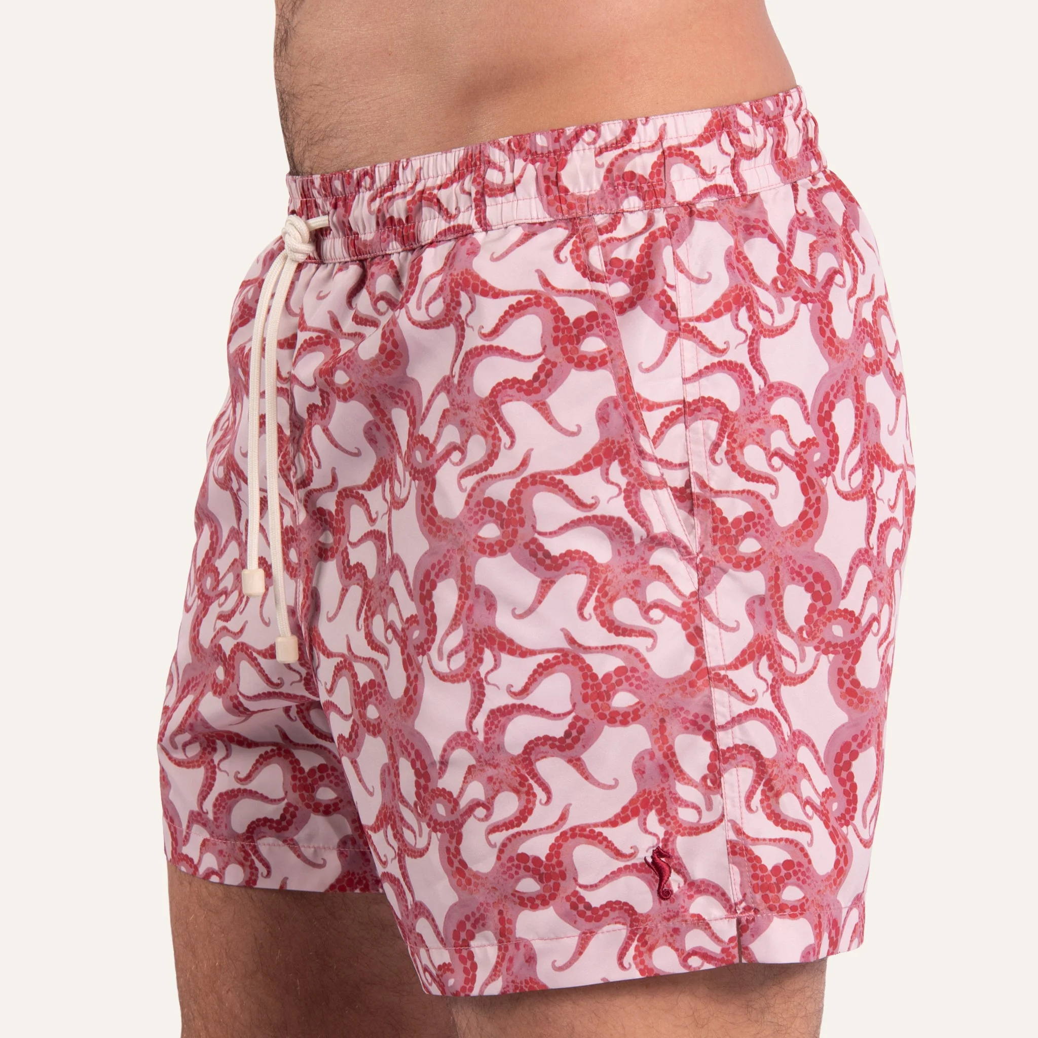 Swim Shorts Octopus Burgundy - Image 3