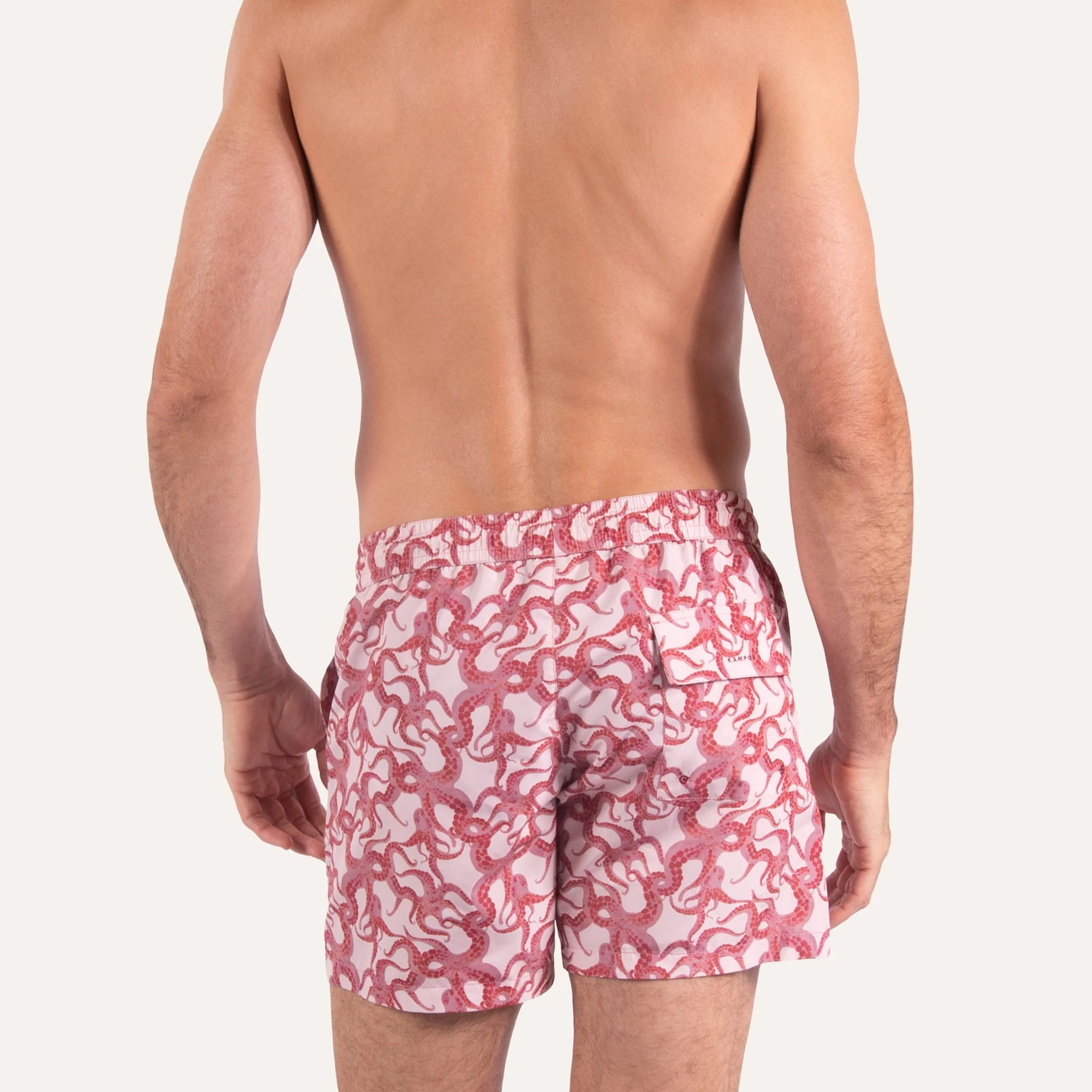 Swim Shorts Octopus Burgundy - Image 4