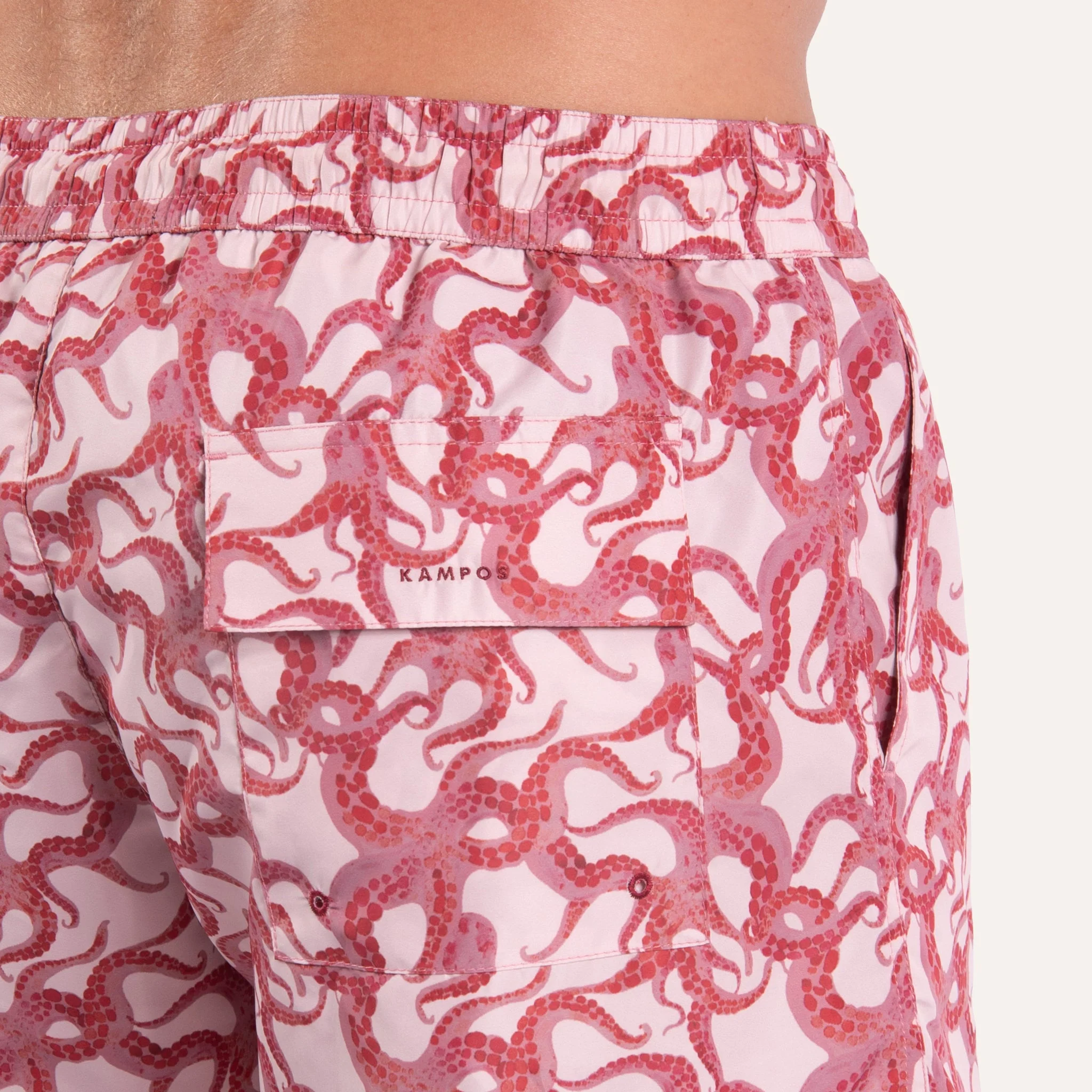 Swim Shorts Octopus Burgundy - Image 5