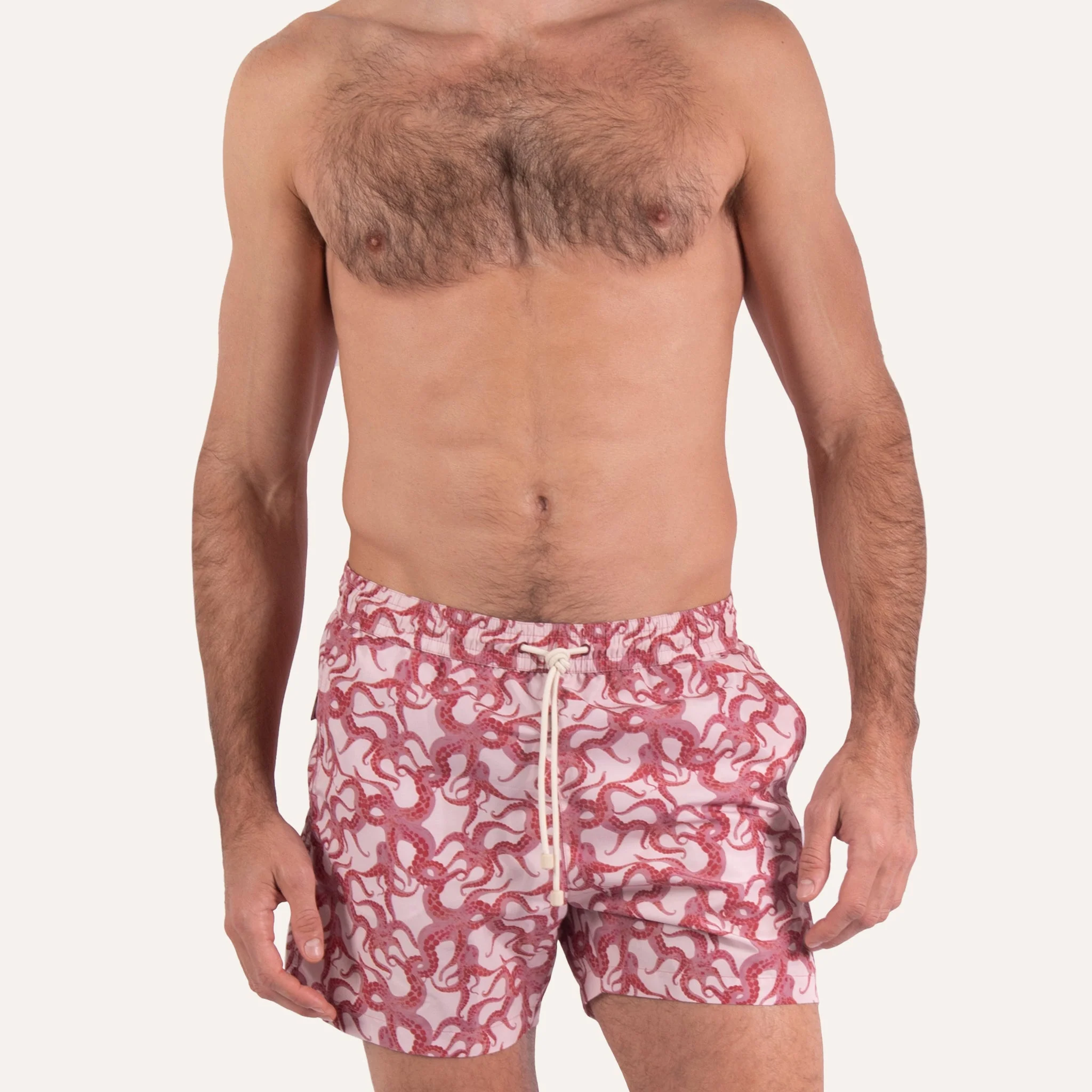 Swim Shorts Octopus Burgundy - Image 6