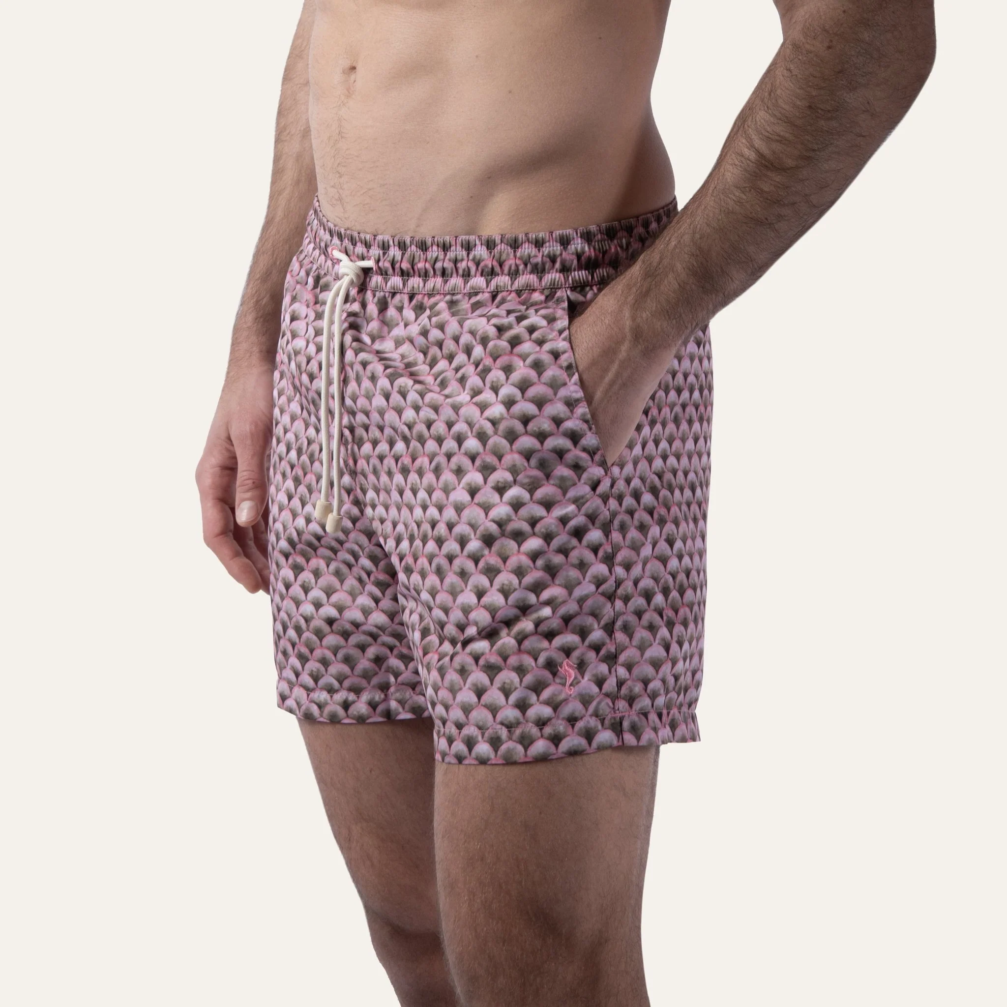 Swim Shorts Scales Olive - Image 3