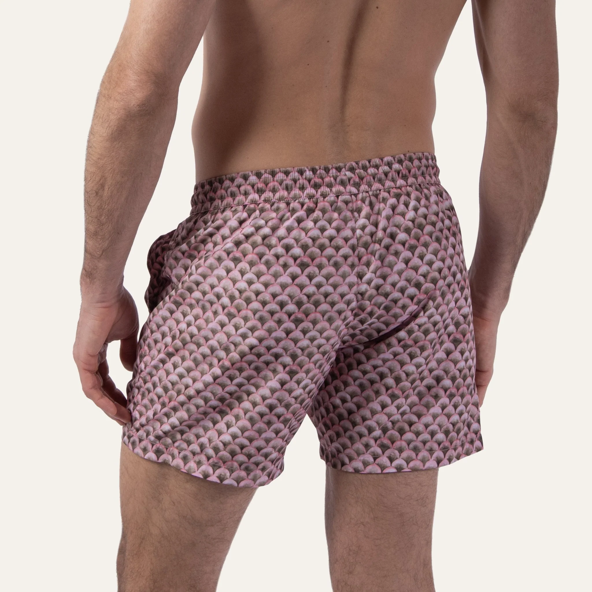 Swim Shorts Scales Olive - Image 4