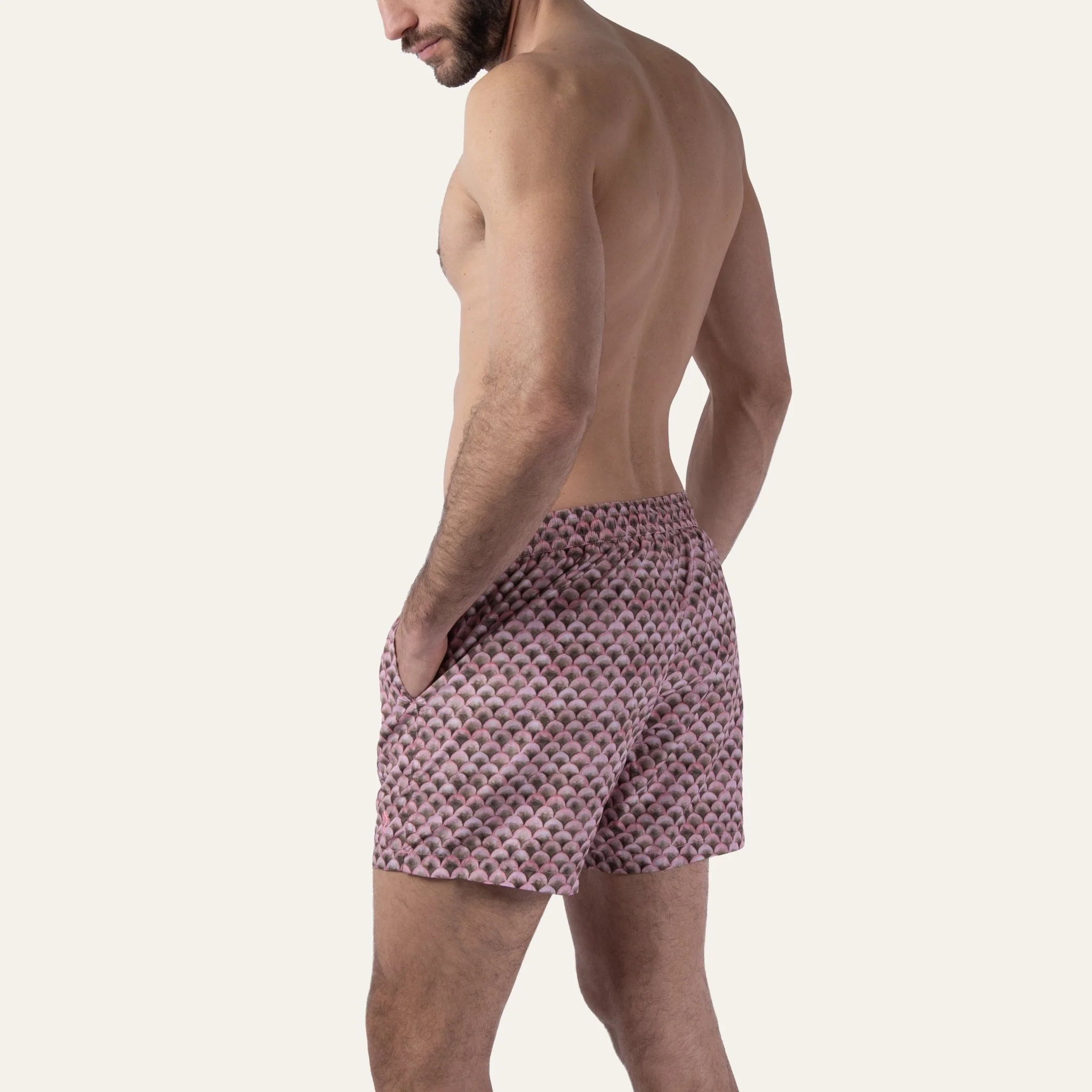 Swim Shorts Scales Olive - Image 5