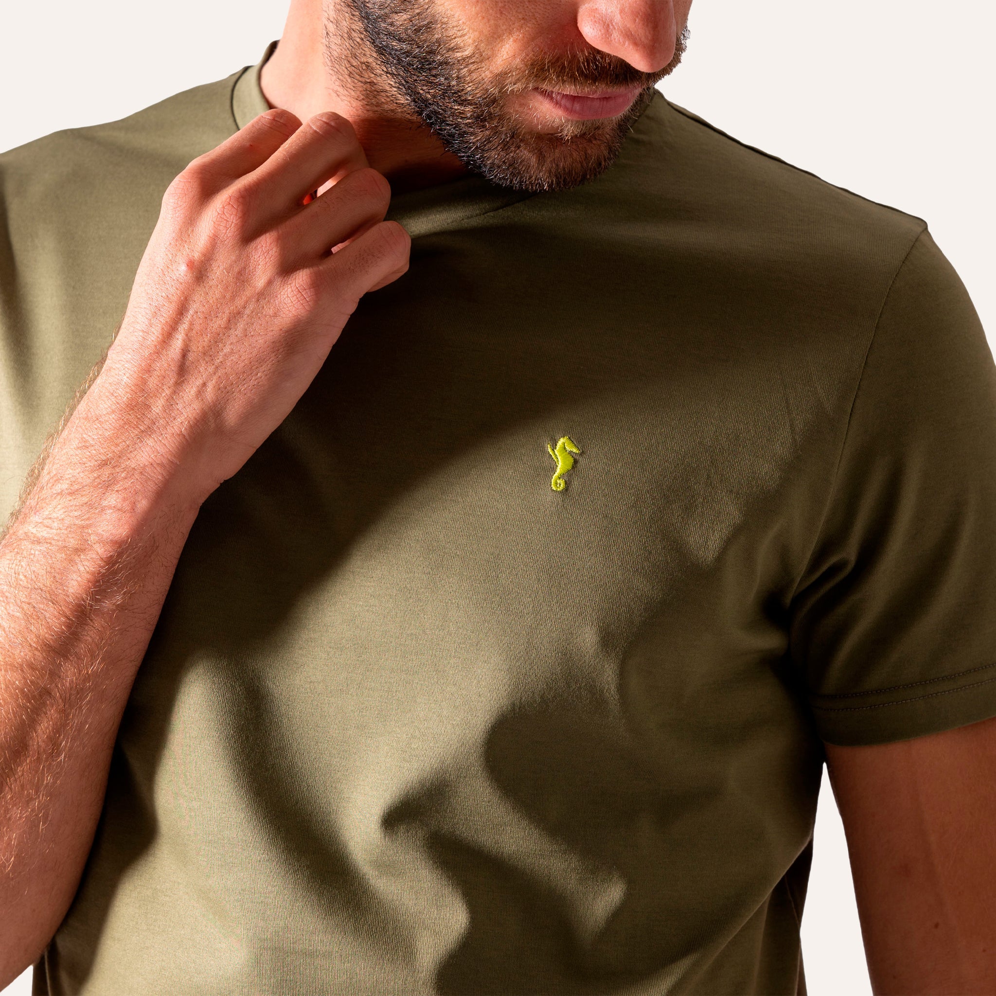 T-Shirt Olive - - Image 3