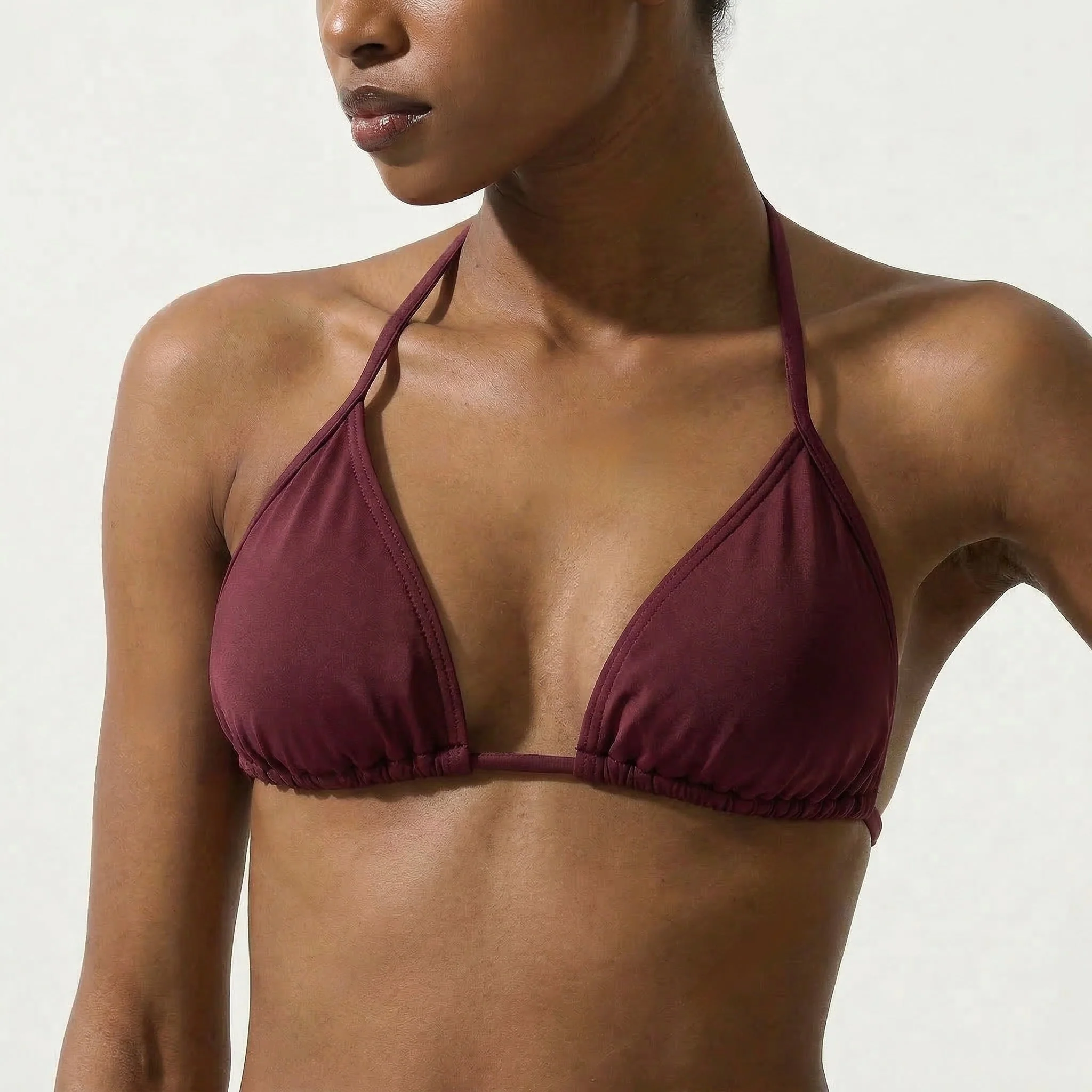 Tie-Side Top Burgundy - Image 4